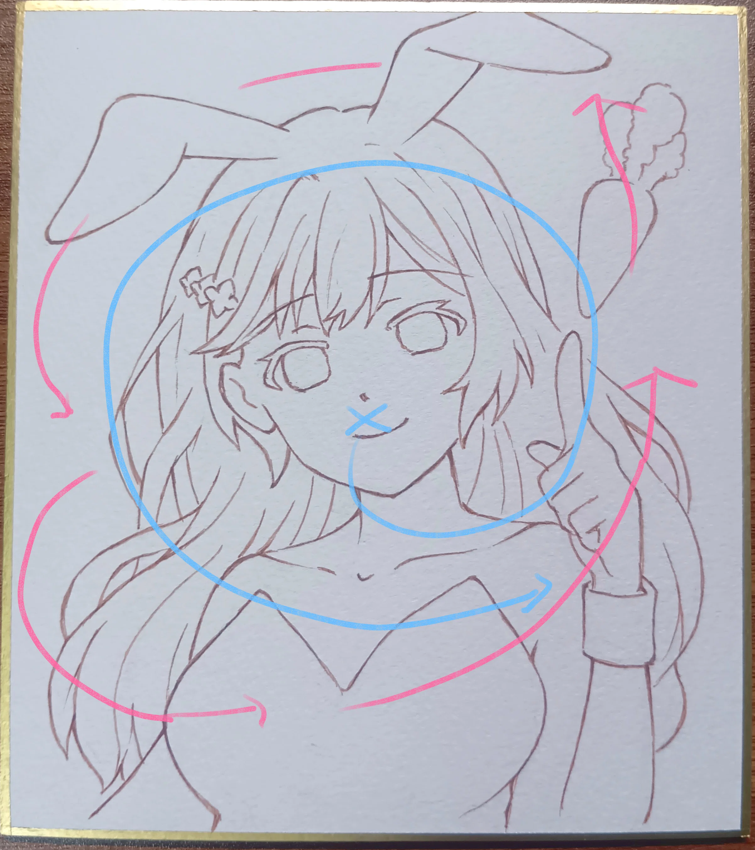 アナログイラストを描くぜ！アルコールマーカーと色紙編｜Olina Kaho