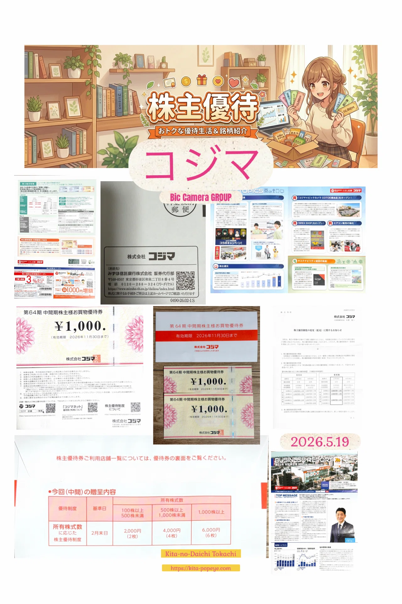 株主優待券・割引券 ビックカメラグループ株主優待券 9000円分