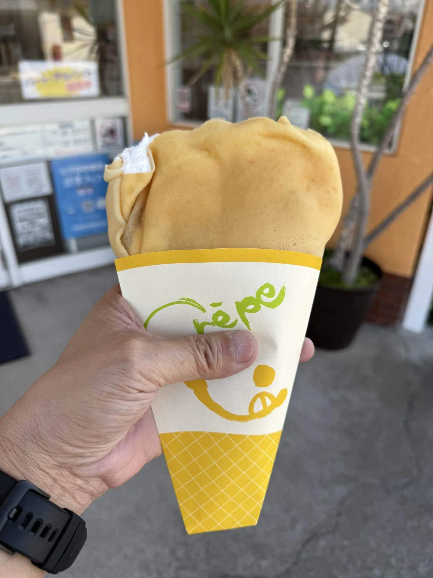 滋賀・高島市 クレープ】ビーパス年輪｜“裏メニュー”のハニーロースト
