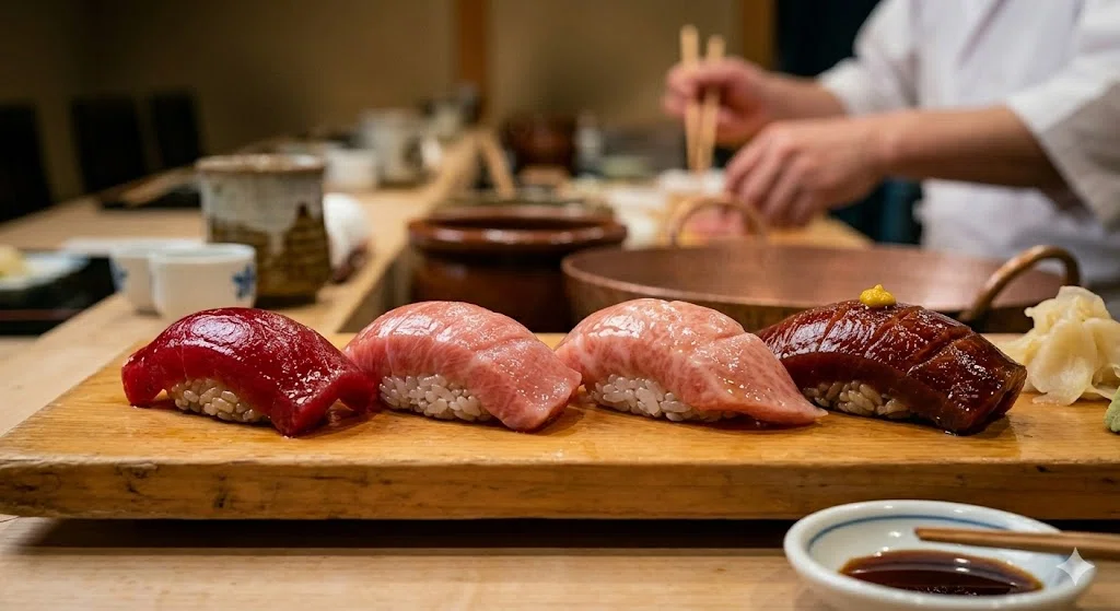 鮭マグロページ 🥢 漬けマグロ｜日本食文化 🇯🇵 寿司編｜寿司ペディア SushiPedia