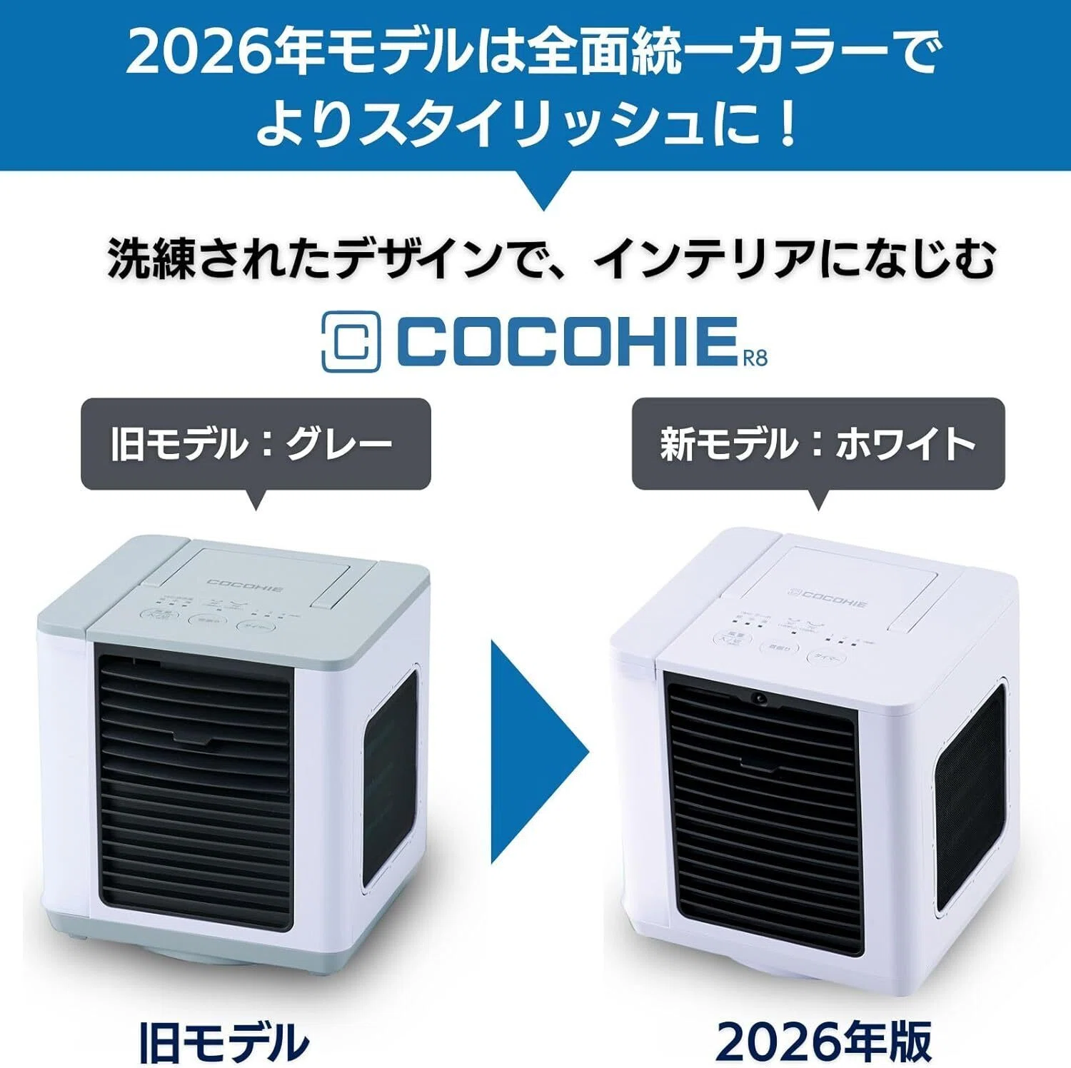 最強レビュー】ここひえ R8 冷風機 卓上クーラー 小型クーラー