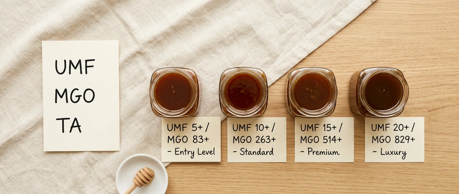 マヌカハニーの「UMF」という数字は、何を表しているのか｜かの蜂 