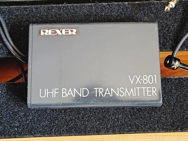 REEXER VXR-800D UHF ワイヤレスシステム 本体 元箱 説明書 REXER VXR