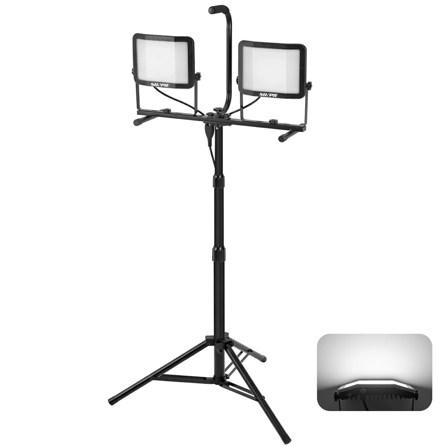 夜間のガレージ作業を昼間に変える。SUNPIE 2個セットLED投光器の圧倒