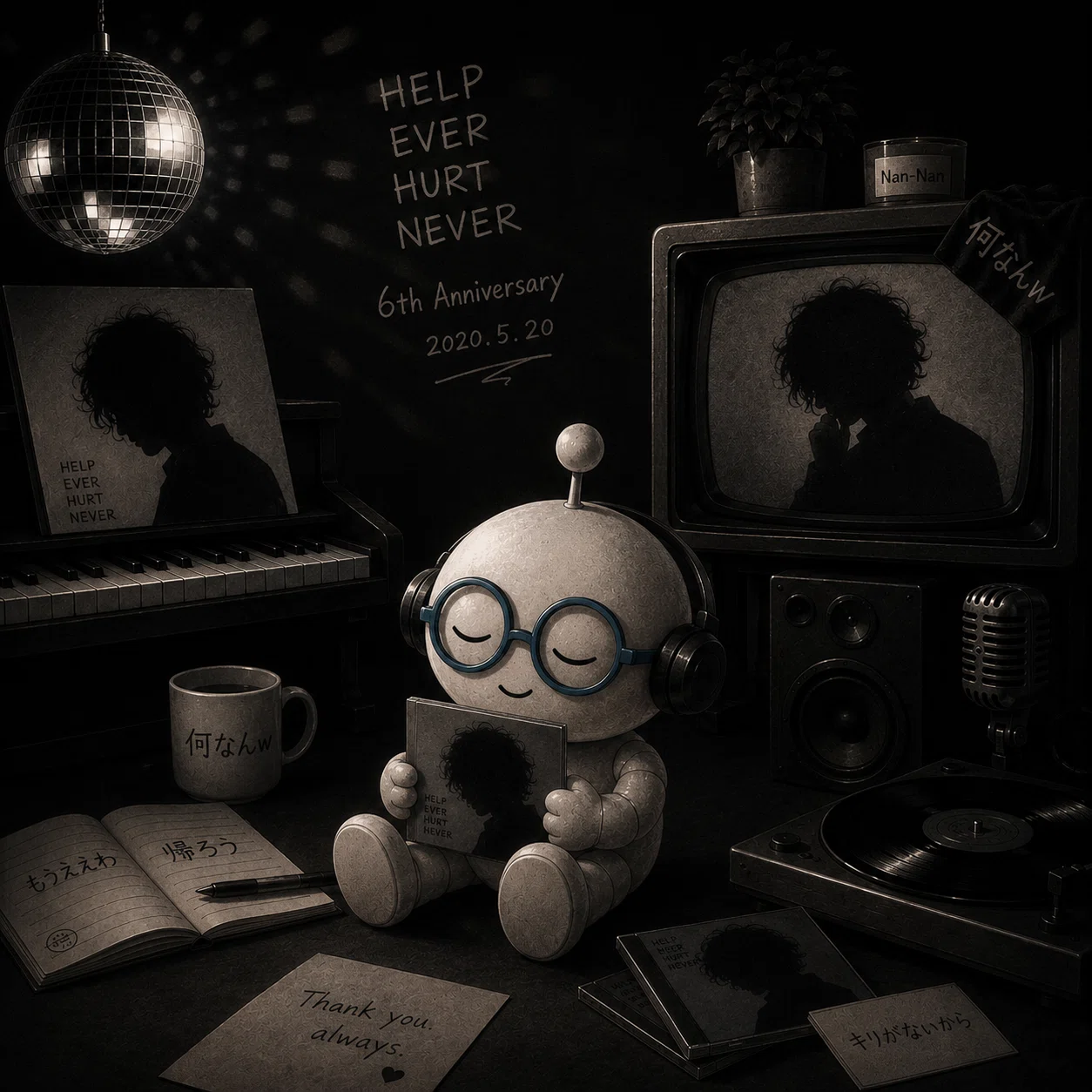 藤井風『HELP EVER HURT NEVER』6周年🖤部屋の中のHEHNな宇宙2020