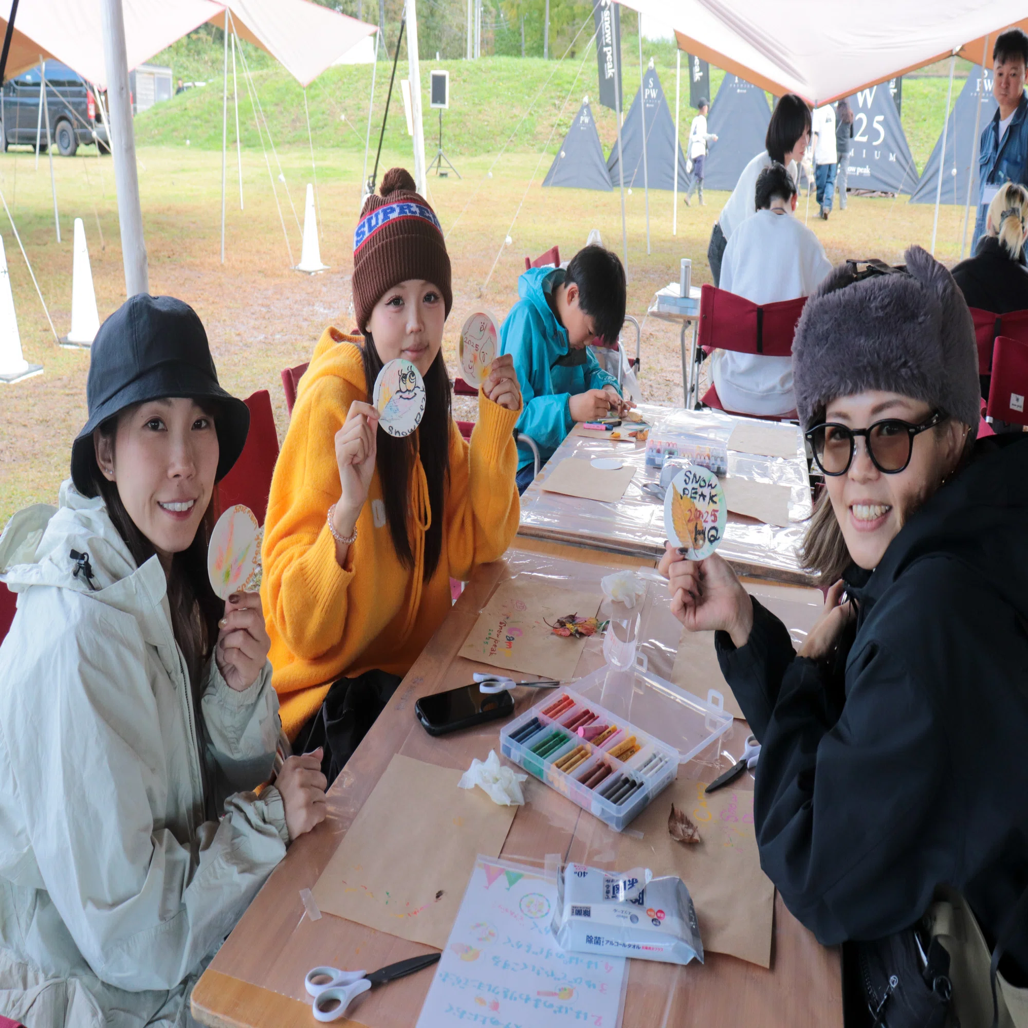 ⛺野遊び×アート? Snow Peak Way 2025 PREMIUMにてアートクレヨンの 