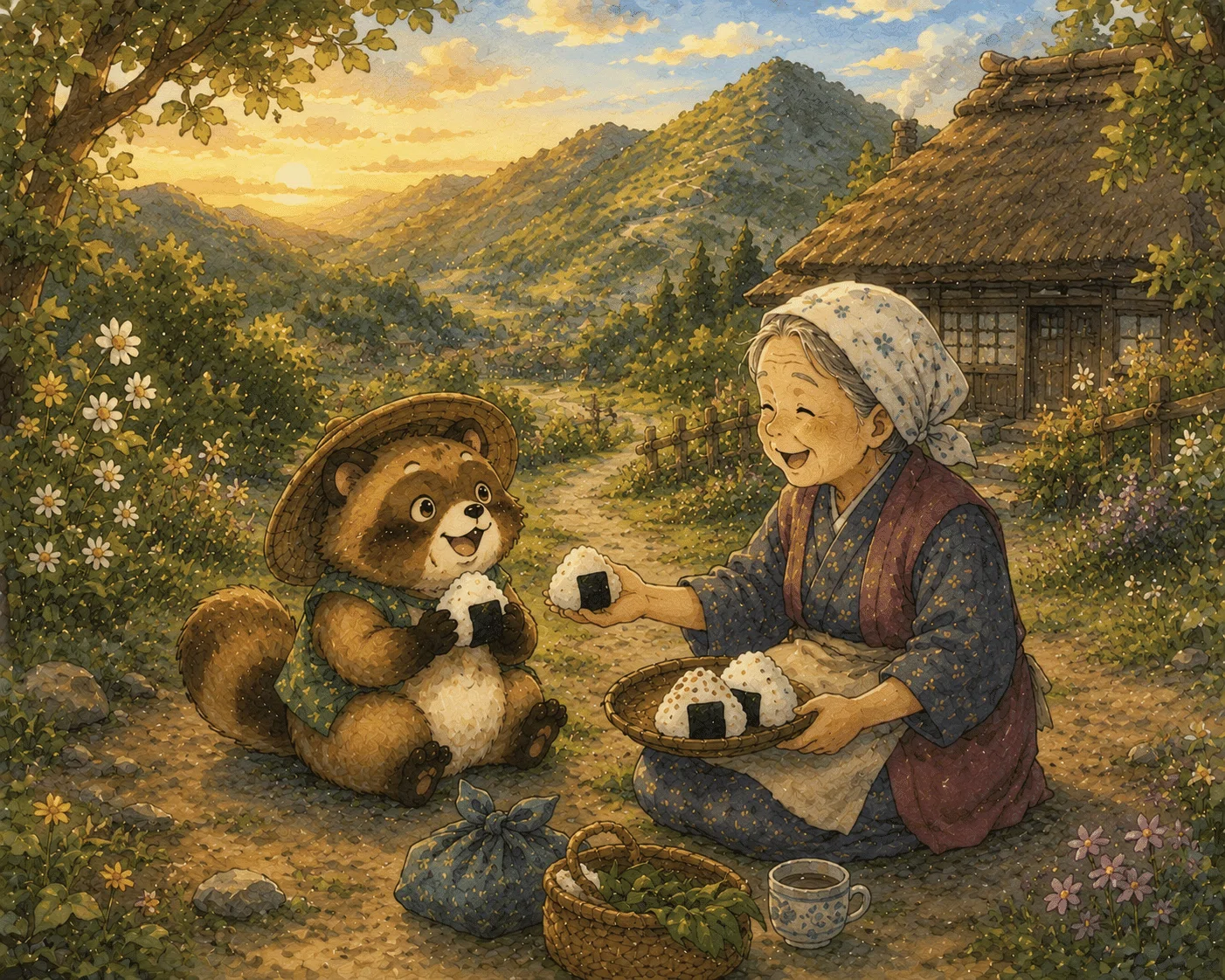 The Tanuki of Omusubi Mountain｜Kei