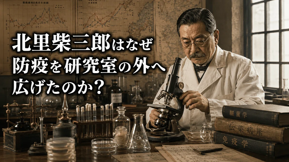 北里柴三郎はなぜ防疫を研究室の外へ広げたのか？伝染病研究所と実務衛生｜ぬぐい@衛生の話をしよう