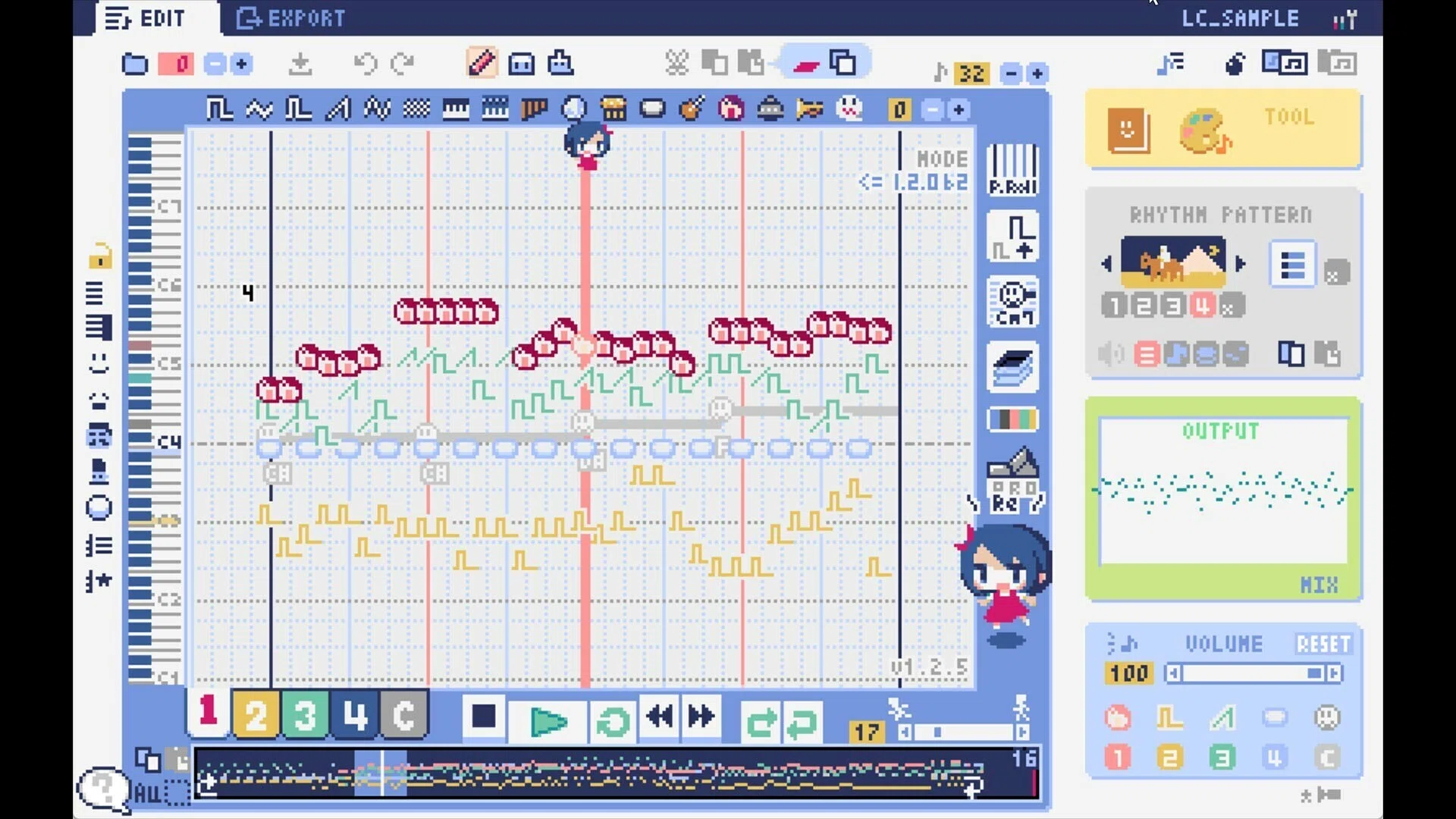 自動作曲もできる8ビット風サウンド専用DAW「Pyxel Composer」を作った