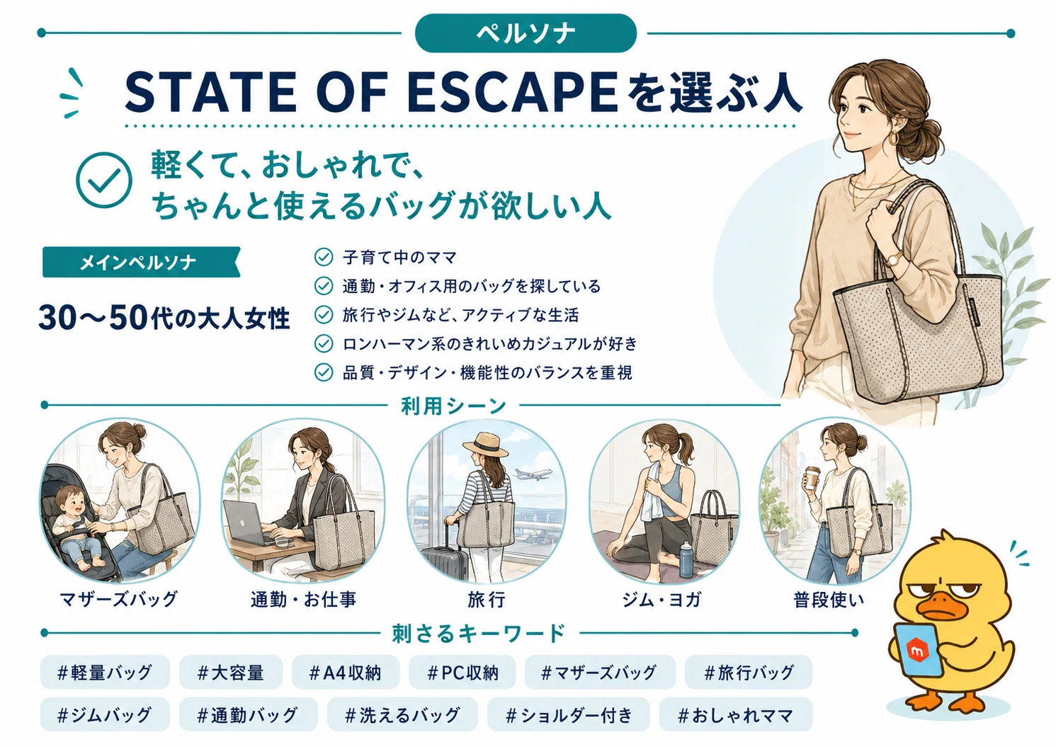 ネオプレンのバッグを見逃すな。STATE OF ESCAPE高値戦略。｜進撃の 