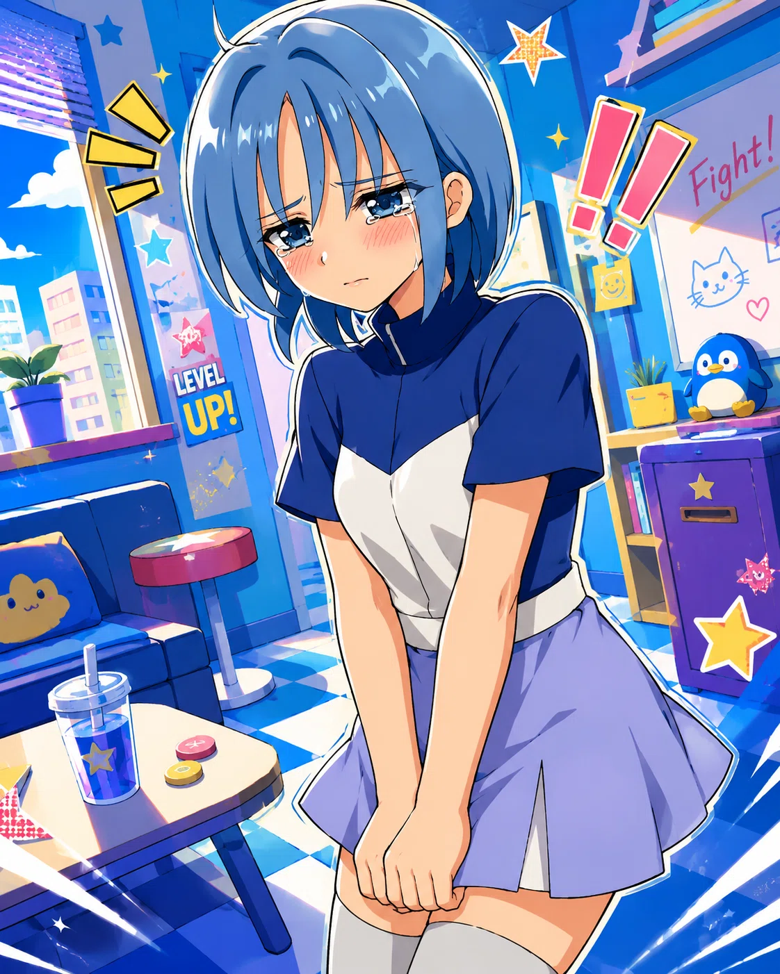 自分で描いたキャラを使ってChatGPTに漫画を描いてもらった