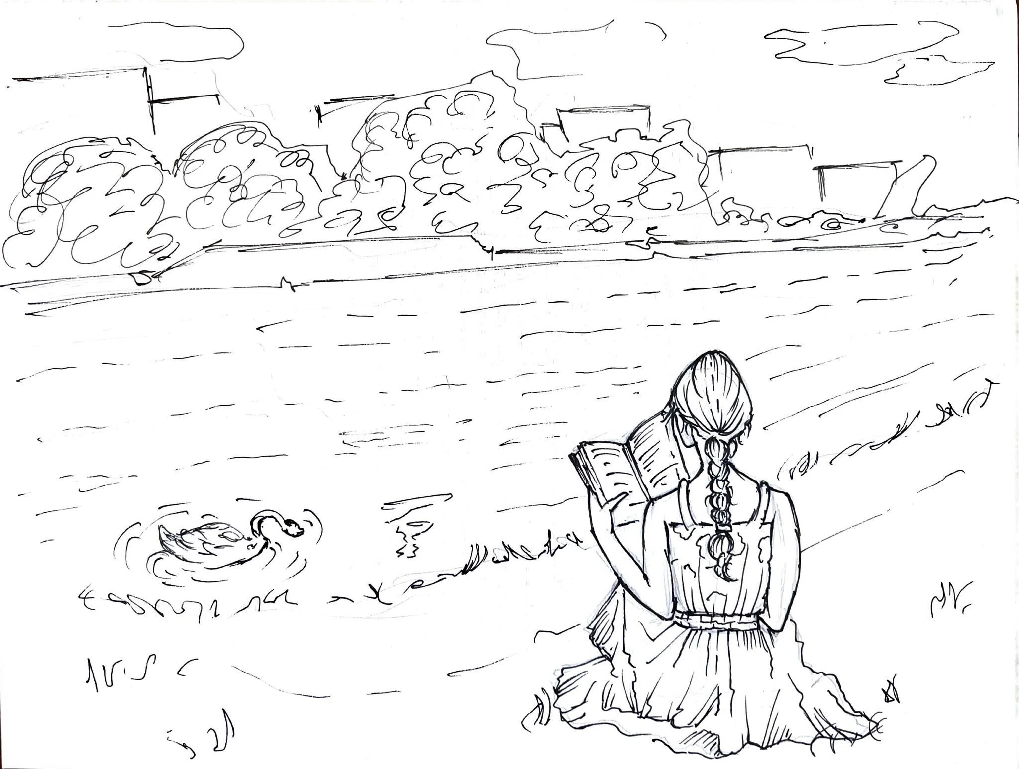この絵を見ていると、とてもやすらぎました。引っ越しの為、出品致します。 やめることリストと、18枚の絵｜Momoko Amemiya