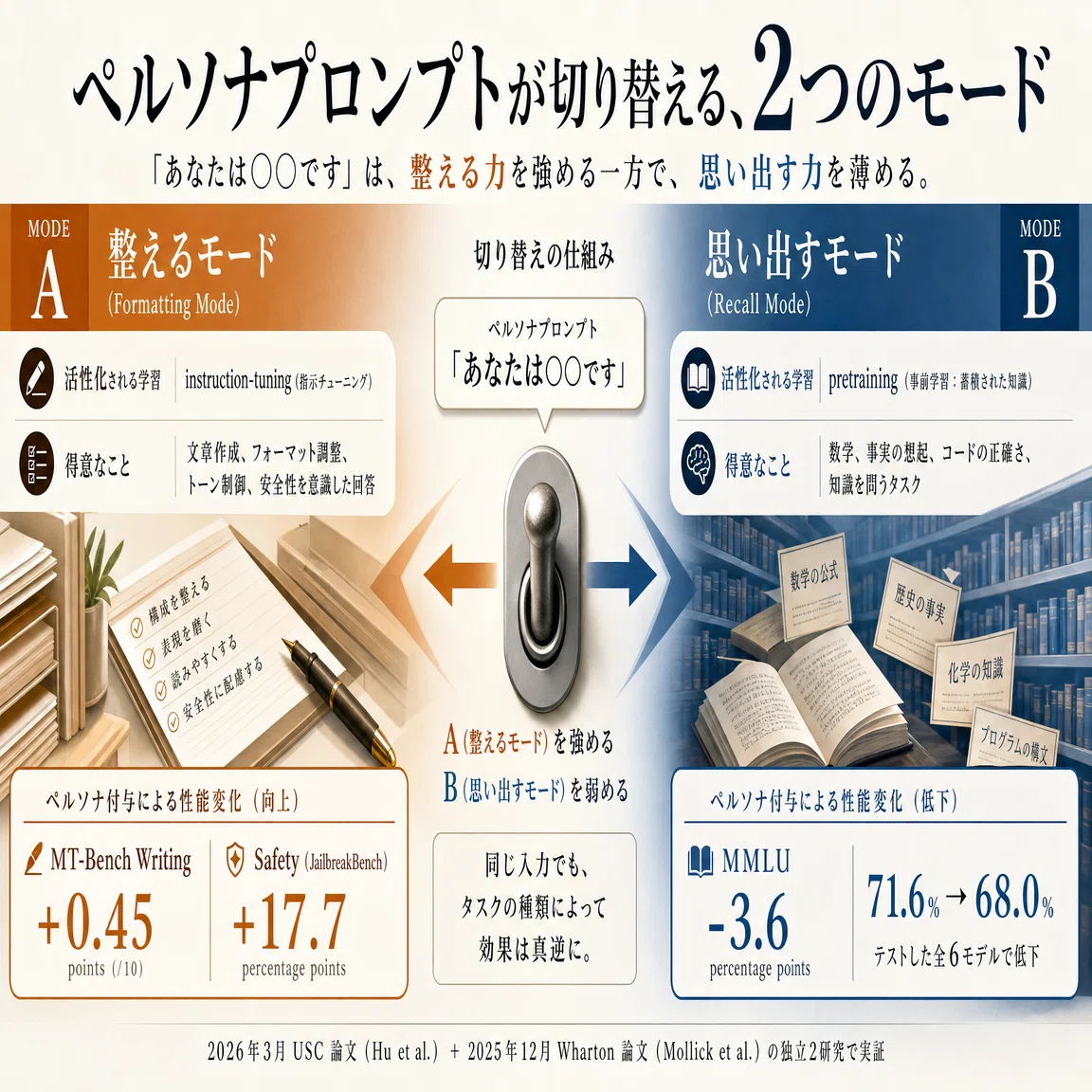 ChatGPTに「あなたは数学者です」と言うと、数学が下手になった話｜Xenkai
