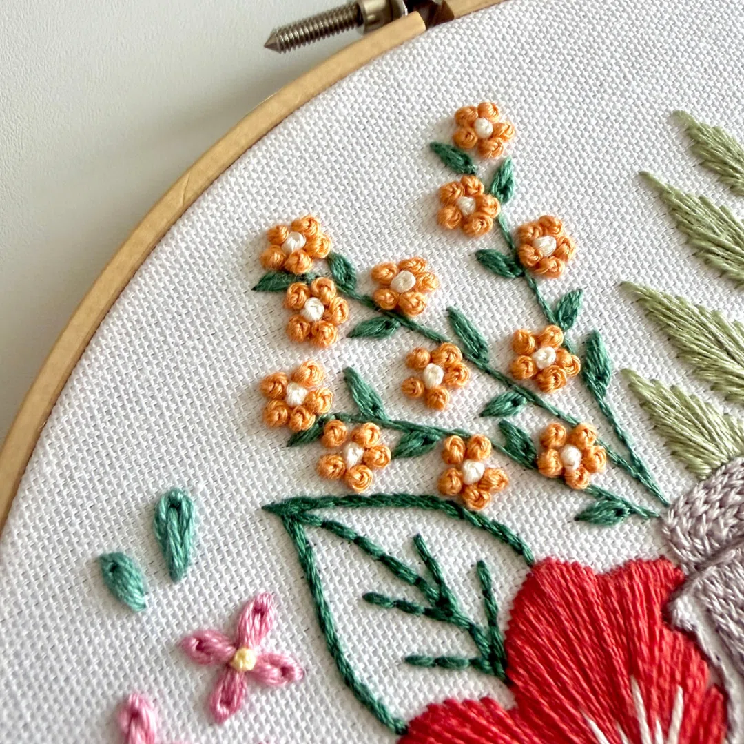 PDF Pattern: Bottle Message from the Tropics｜はなこまち/刺繍作家