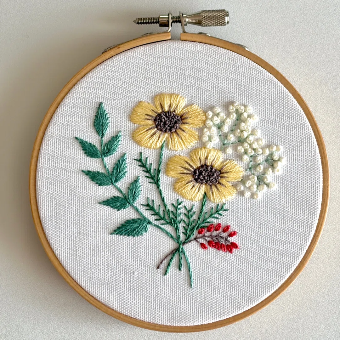 PDF Pattern [Whimsical Mini Bouquet]｜はなこまち/刺繍作家