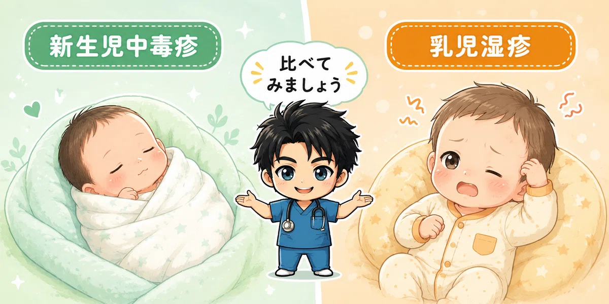 新生児中毒疹とは?乳児湿疹とはどう違う?|唯一無二の小児科医