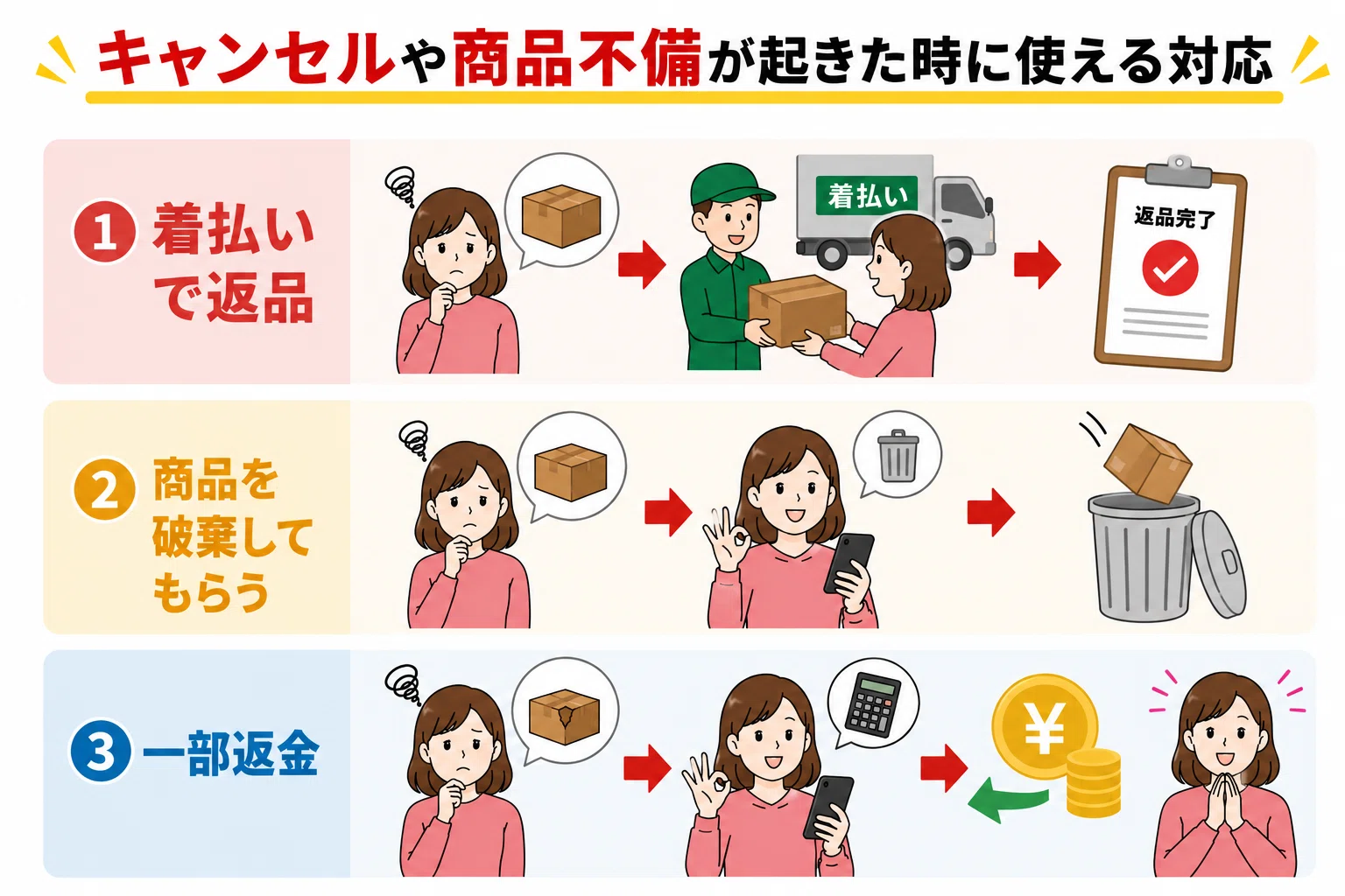 メルカリでキャンセル発生。焦らず使える会話テンプレ公開。｜メルカク 