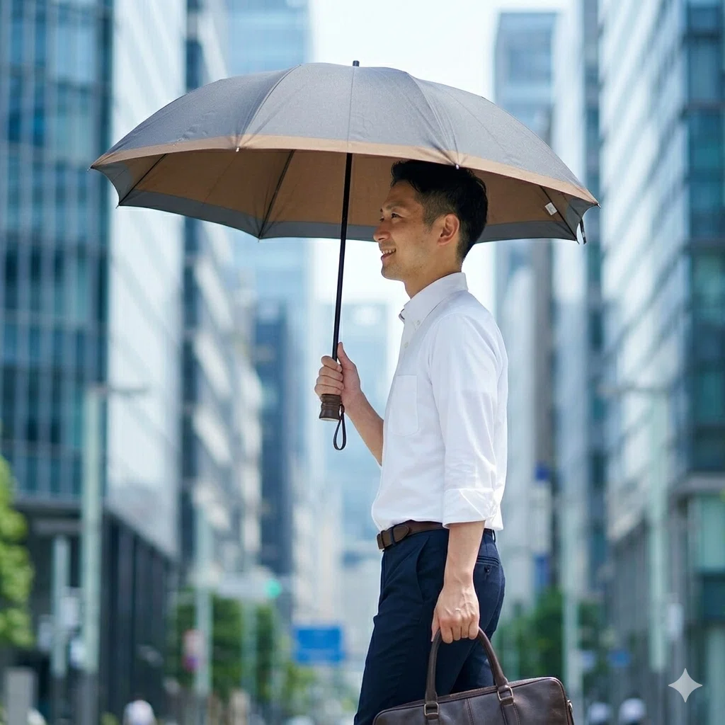 一生モノのギフト】「メンズ晴雨兼用傘」に『小宮商店』が選ばれる3