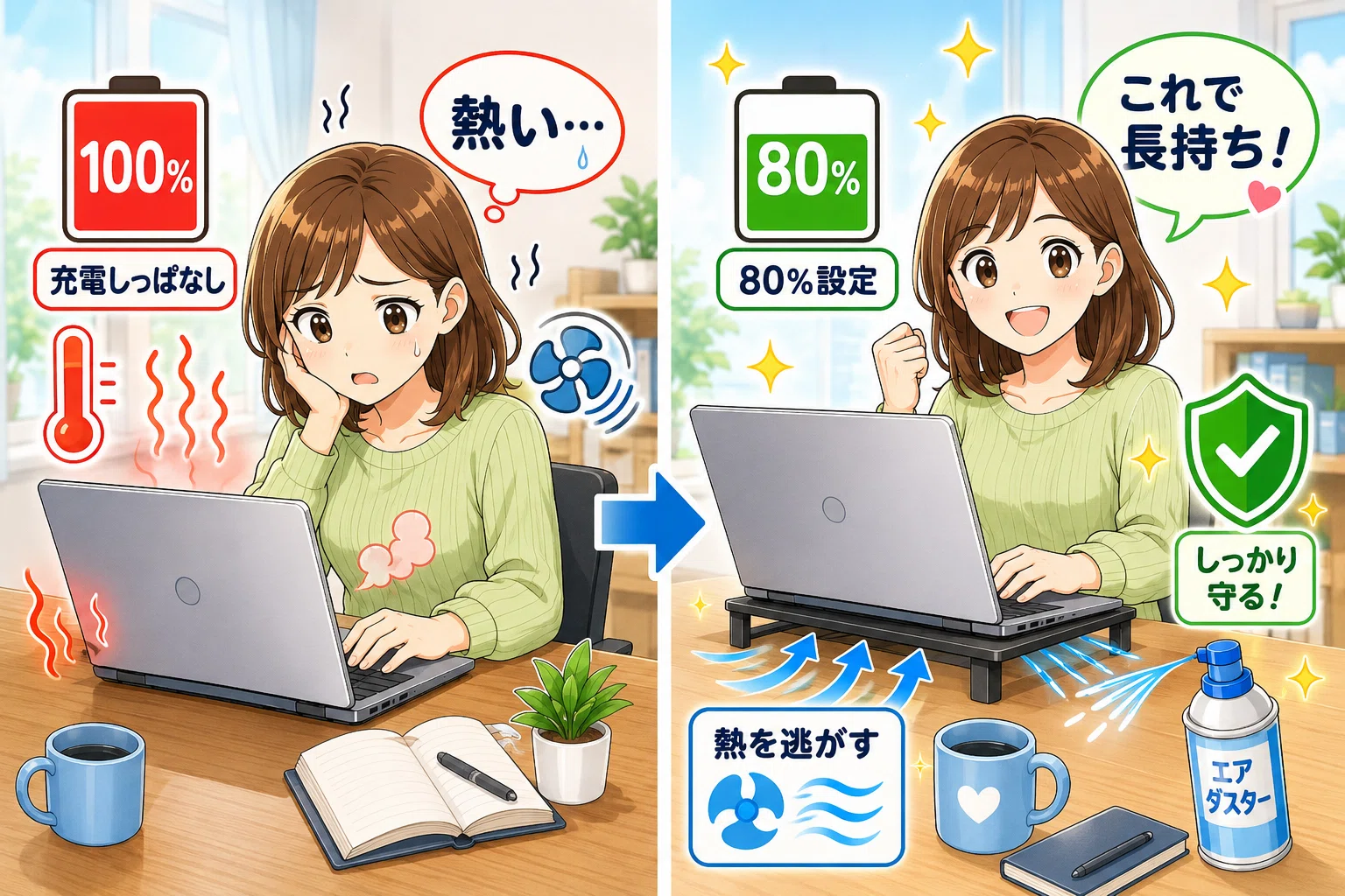 中古ノートパソコンの寿命を2倍延ばす！プロが実践するバッテリー