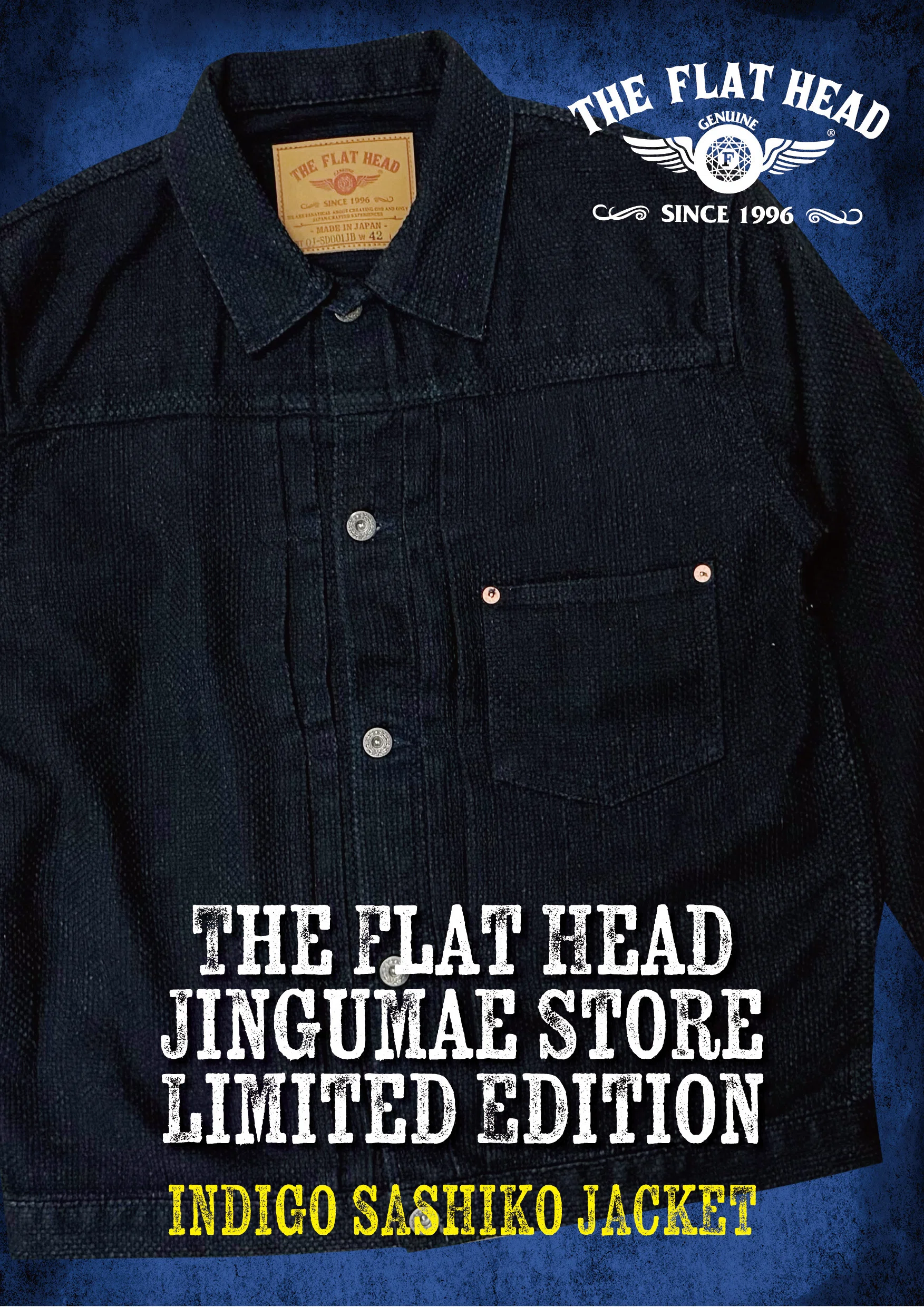 FLAT HEAD 神宮前店】～神宮前店限定INDIGO SASHIKO JACKET販売開始
