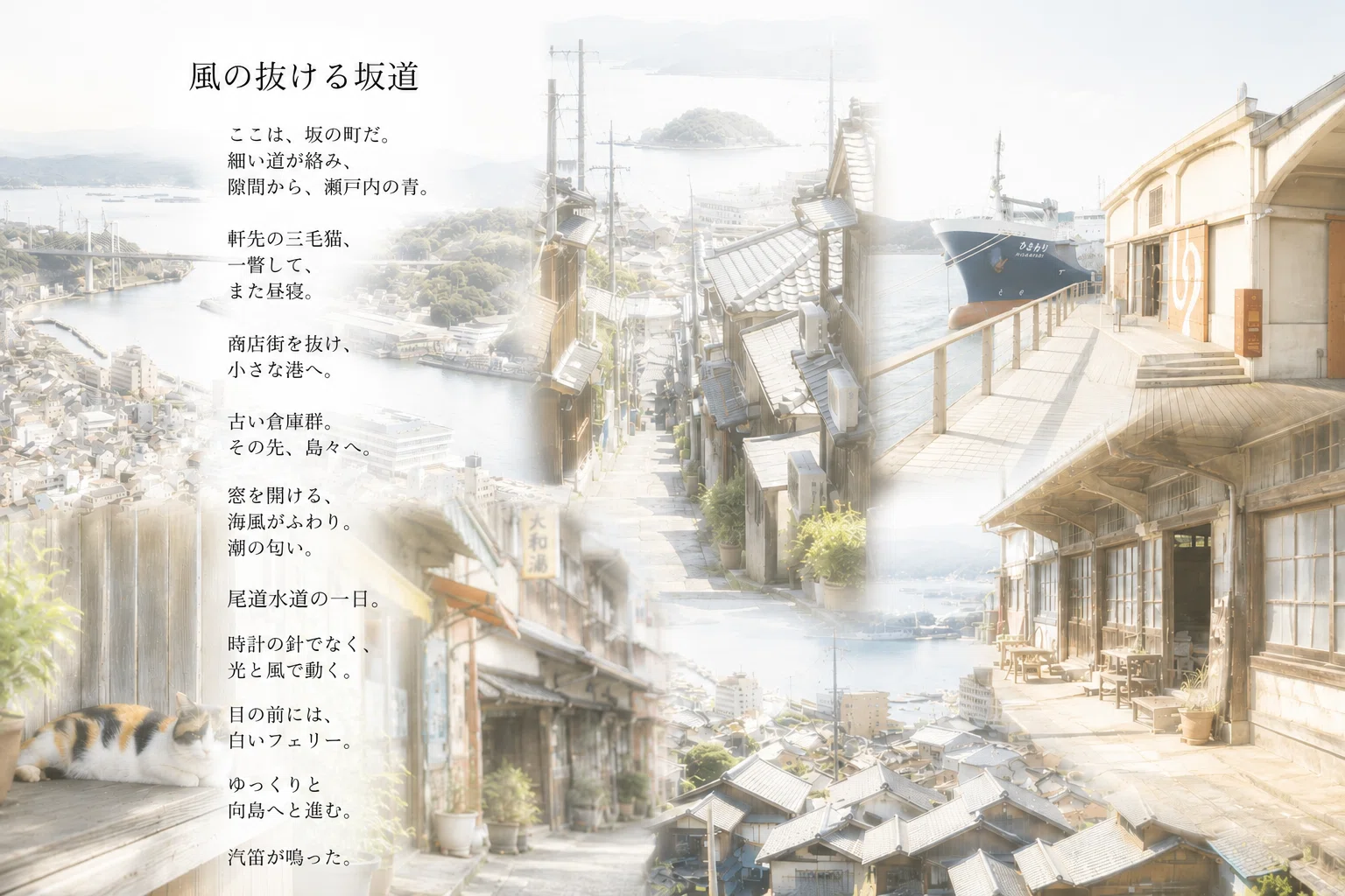 825.Elysion.X.ⅱ（詩文×映像×音楽）∣風の抜ける坂道｜Spica∣言葉を編む