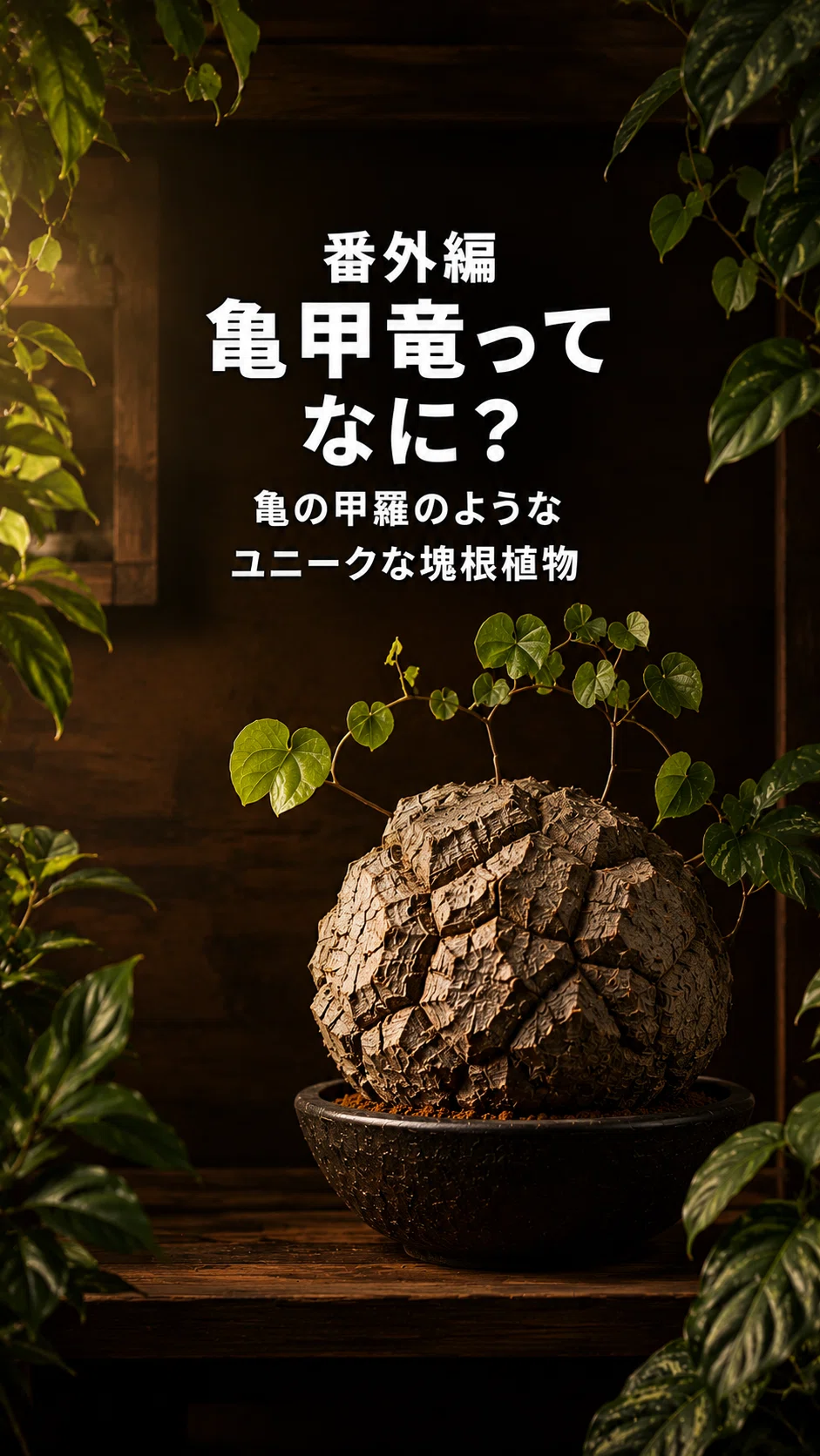 塊根植物ってなに？グラキリスと亀甲竜の魅力と育て方を解説