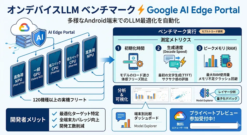 Google最新ツール】オンデバイスLLM開発の救世主！「AI Edge Portal