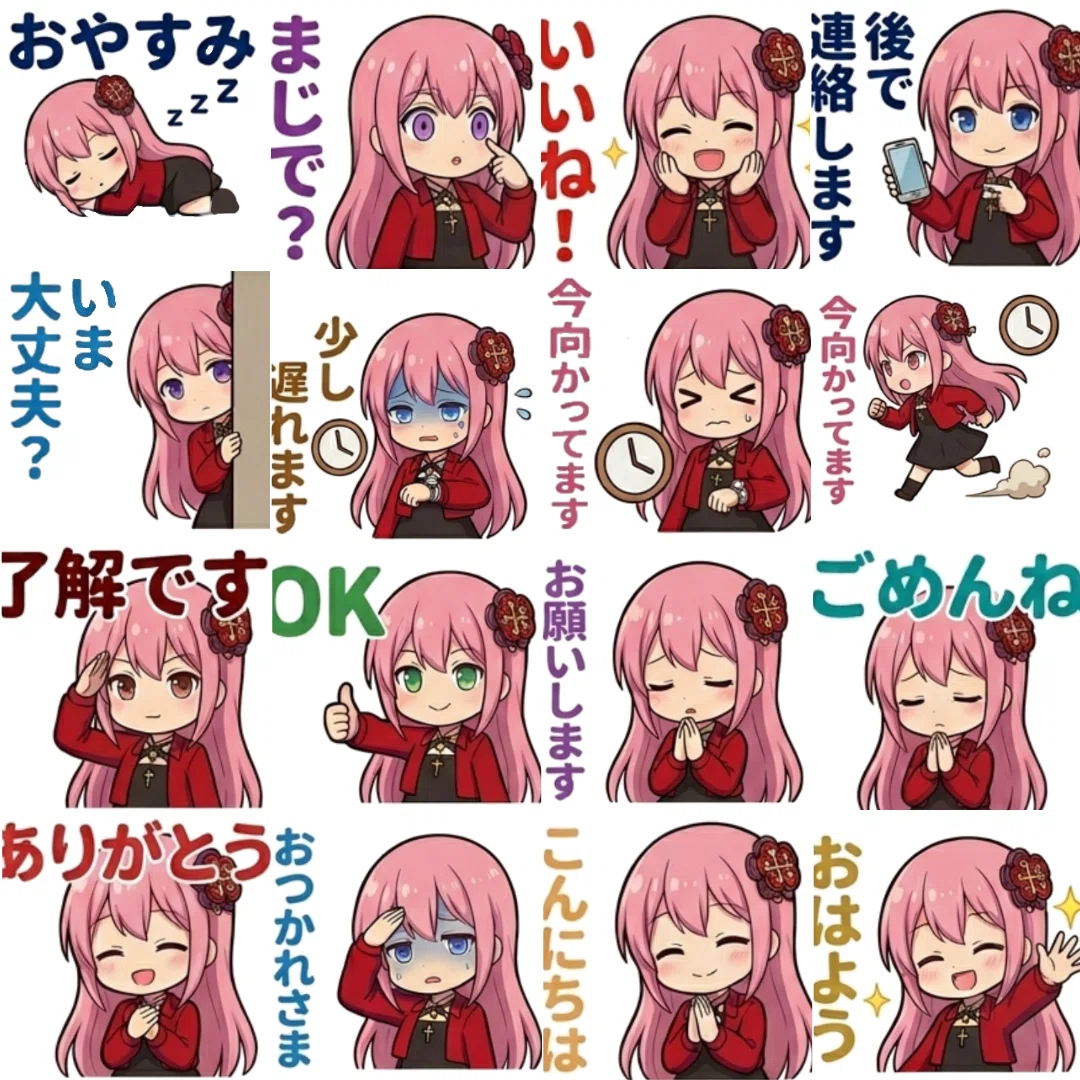 [New Release] A bit of a 'jirai-kei' vibe? My emo-cute pink-haired girl ...