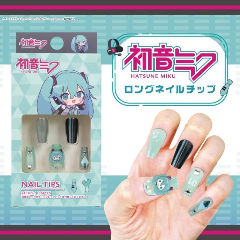 SANTAN 601-4182 初音ミク ロングネイルチップ｜萩原朋海