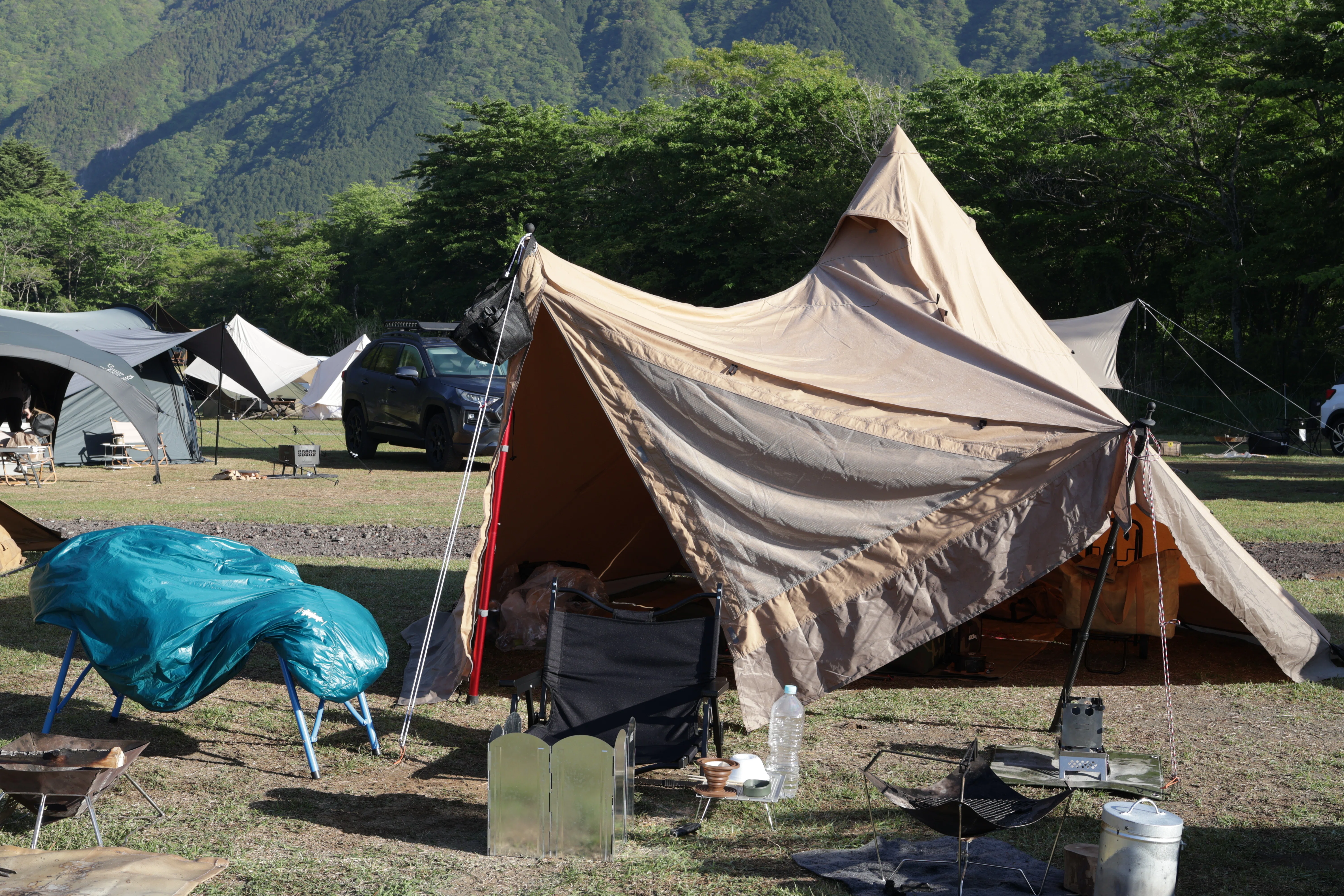 2026年キャンプ記 ～キャンプインストラクター仲間で村祭り 朝霧Camp