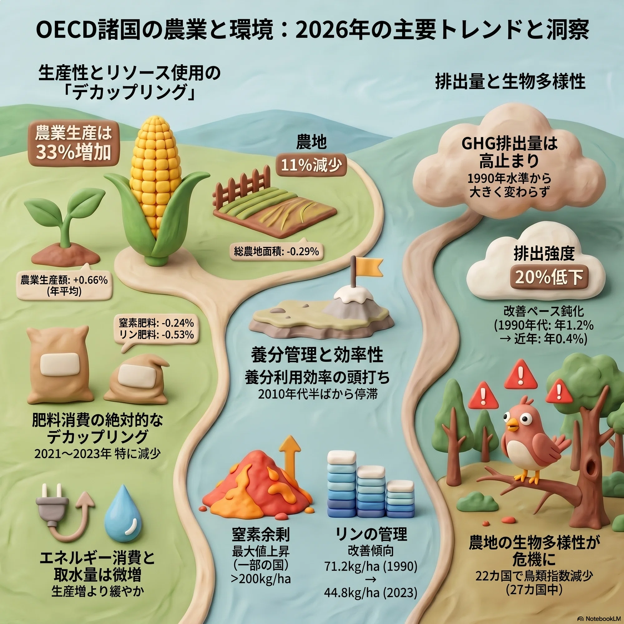 OECD農業環境パフォーマンス2026｜Tetsu Hattori