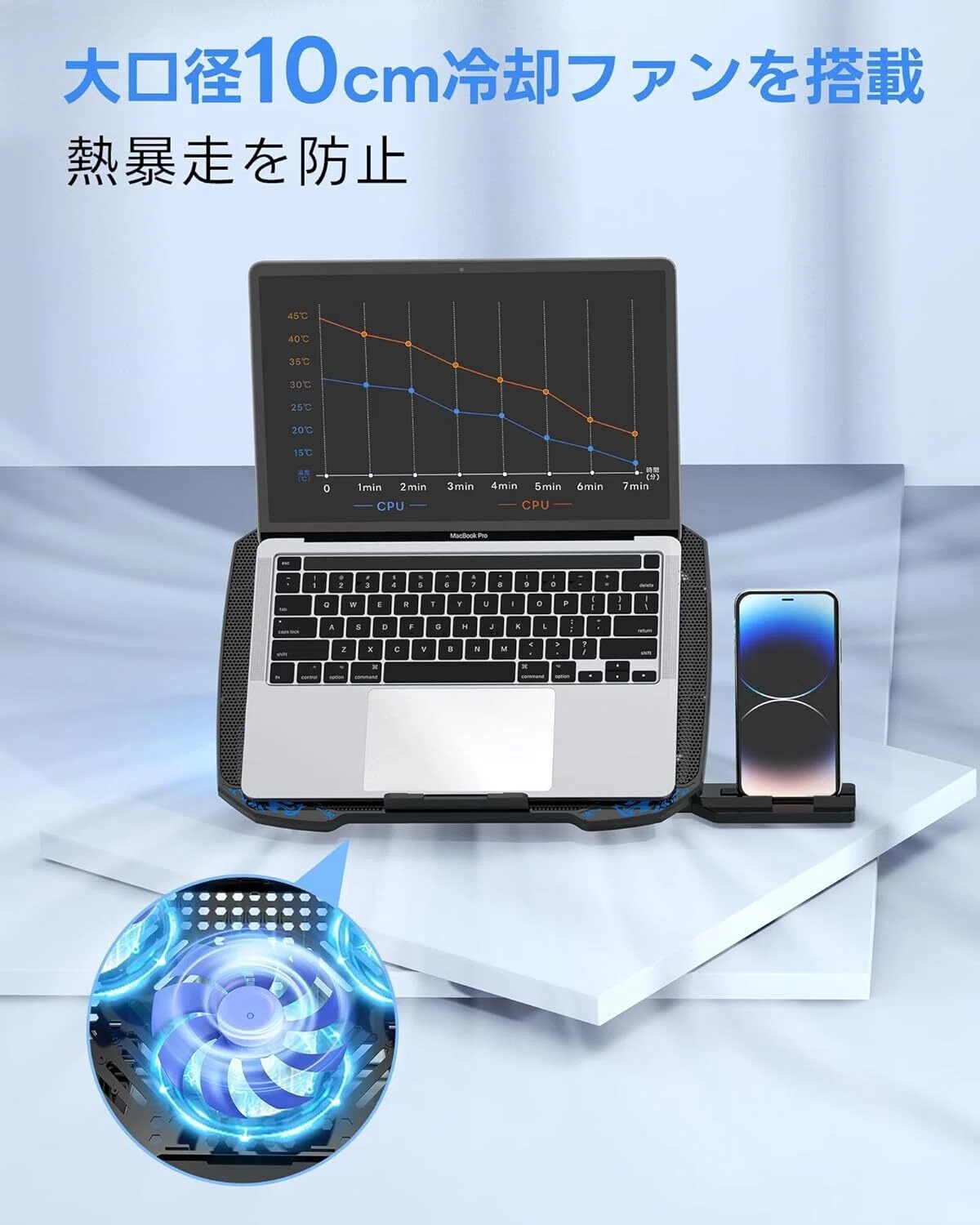 ゲーミングノートFRONTIER NZseriesと冷却パッドセット レビュー】マジでヤバい KEYNICE ノートPC 冷却パッド 冷却台 【強力