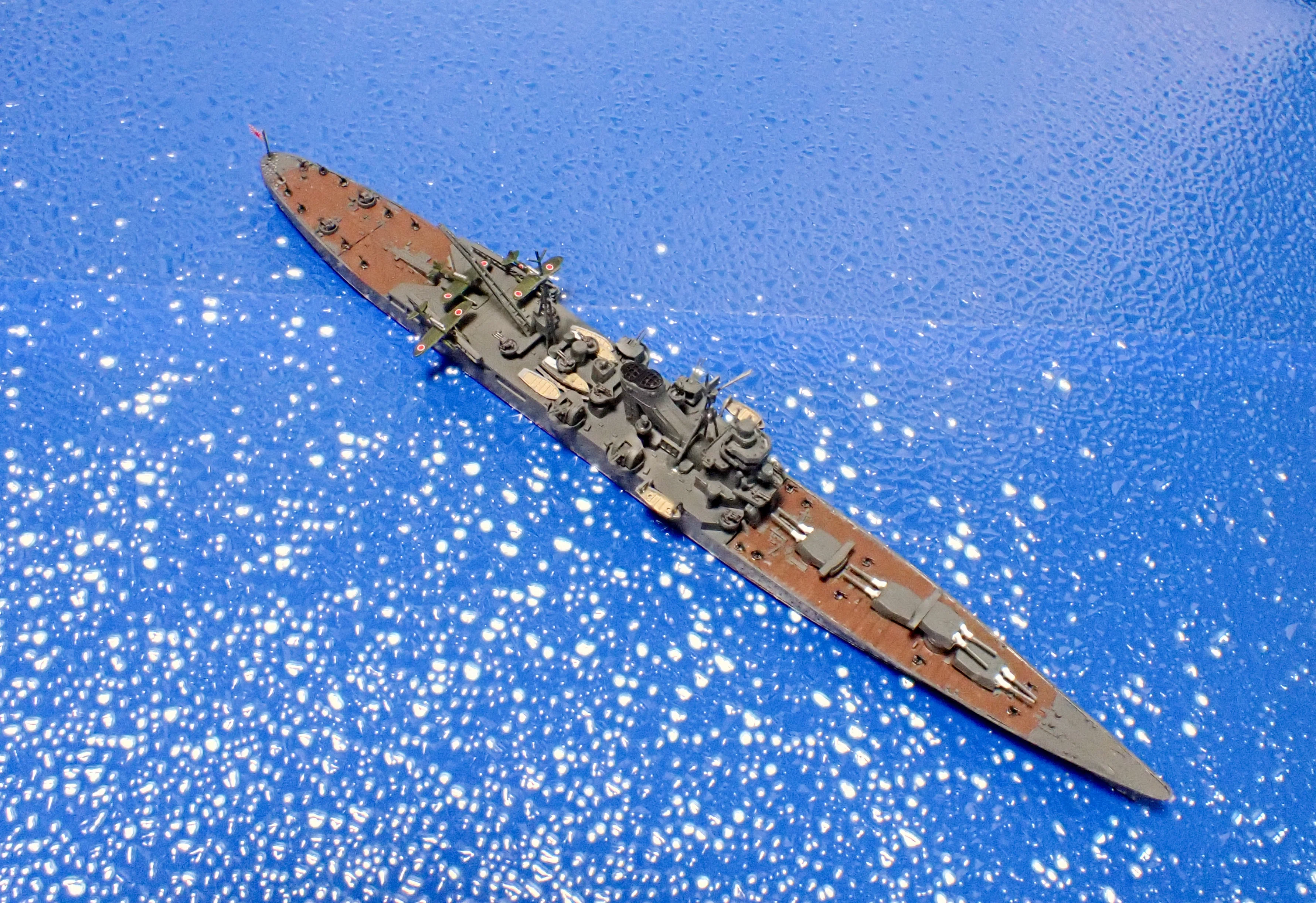 プラモデル完成品旧日本海軍・重巡洋艦「利根」 プラモデル完成品