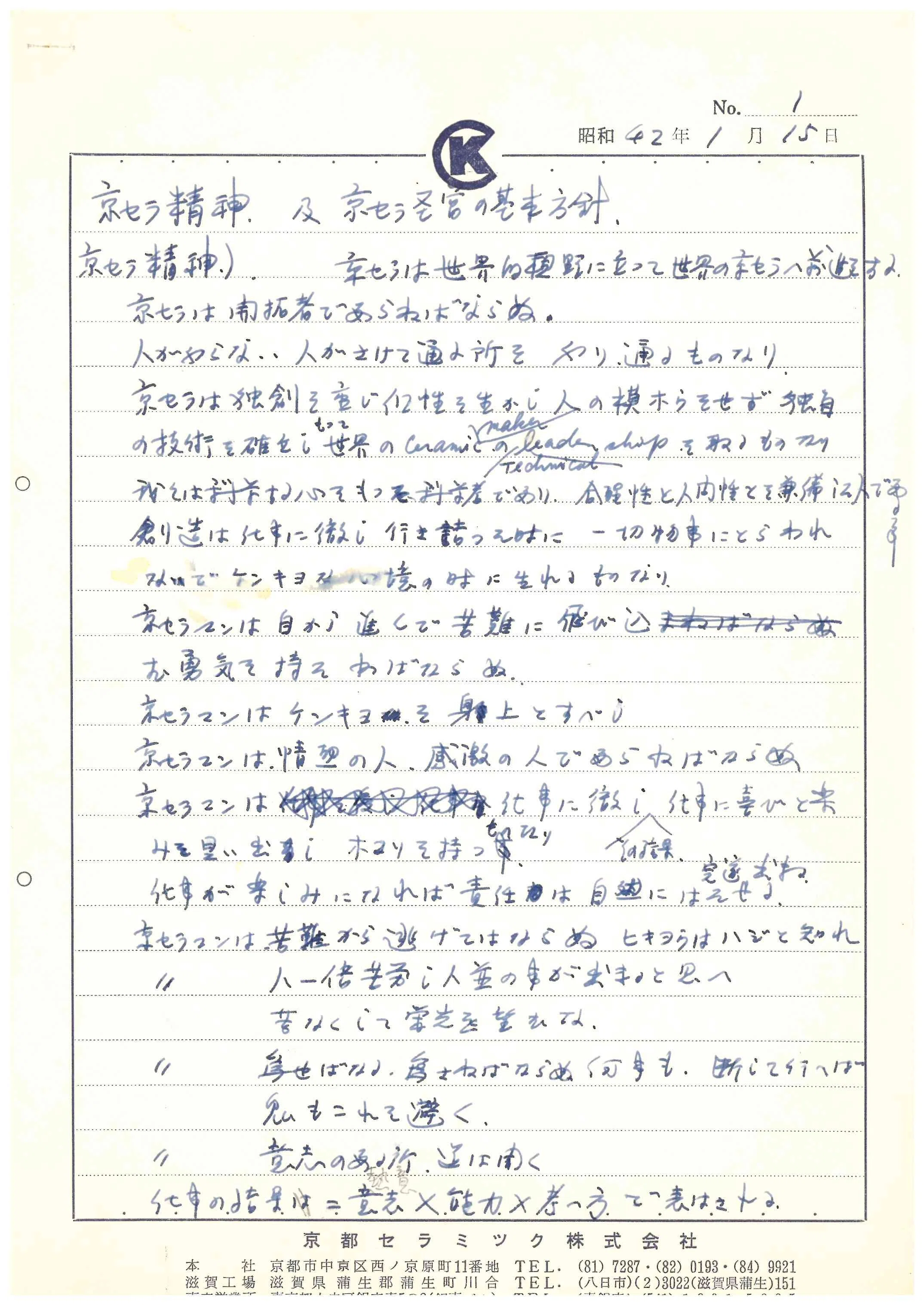 なぜ、経営に哲学が必要なのか──京セラフィロソフィ誕生の物語