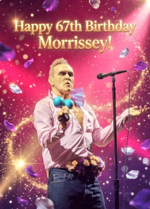 It's the 67th birthday of Morrissey, the greatest singer