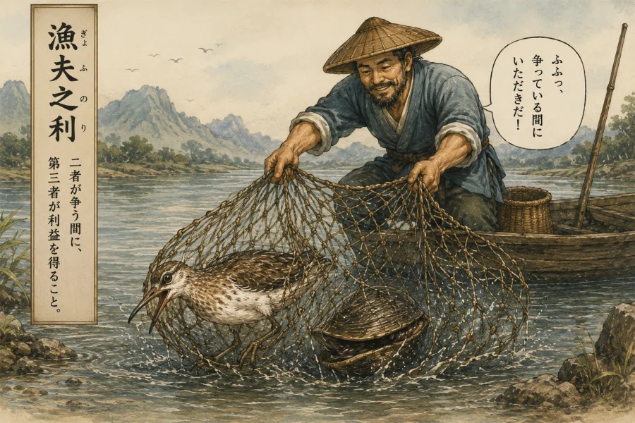 第15回:漁夫之利(ぎょふのり) ― 二者が争う間に第三者が利益を得る ―|boubura
