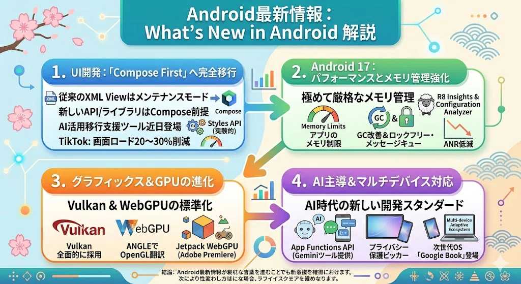 進化したAndroid 14＆12GB RAMで最速体験！家庭も仕事もこれ1台 Android 17でクリエイター体験が激変？「表現」を加速させる注目の新