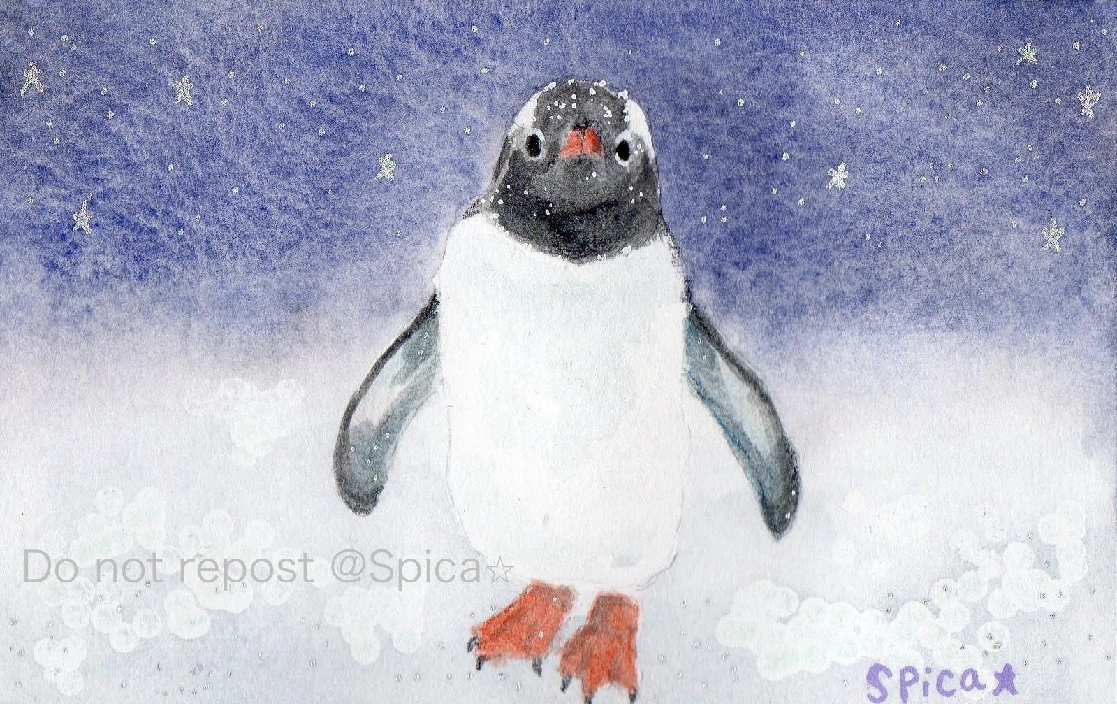🌃幻想エッセイ＃50🪐プラネタリウムから落ちてきたペンギン🐧とマル