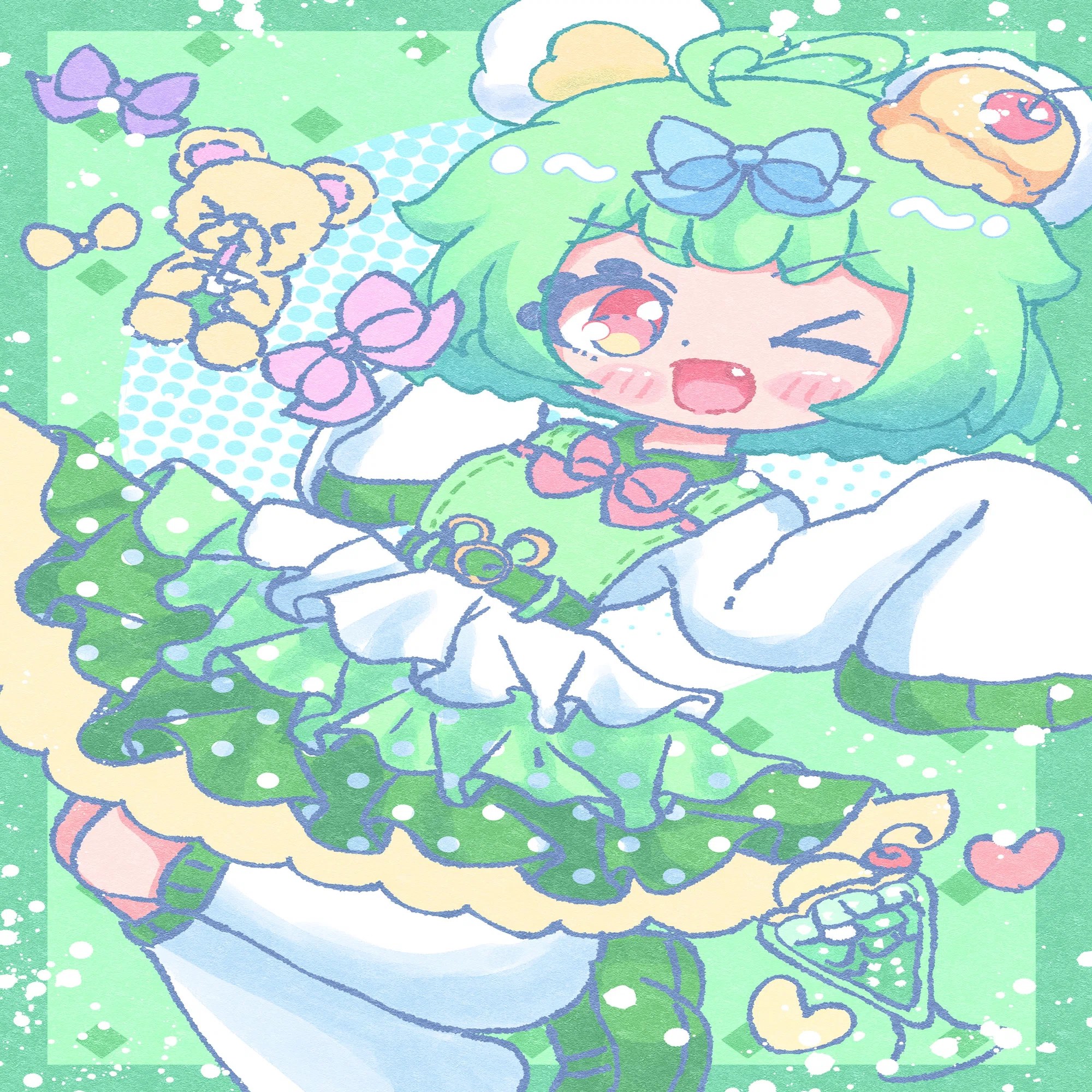 最近Xで投稿したイラストたち｜こた猫