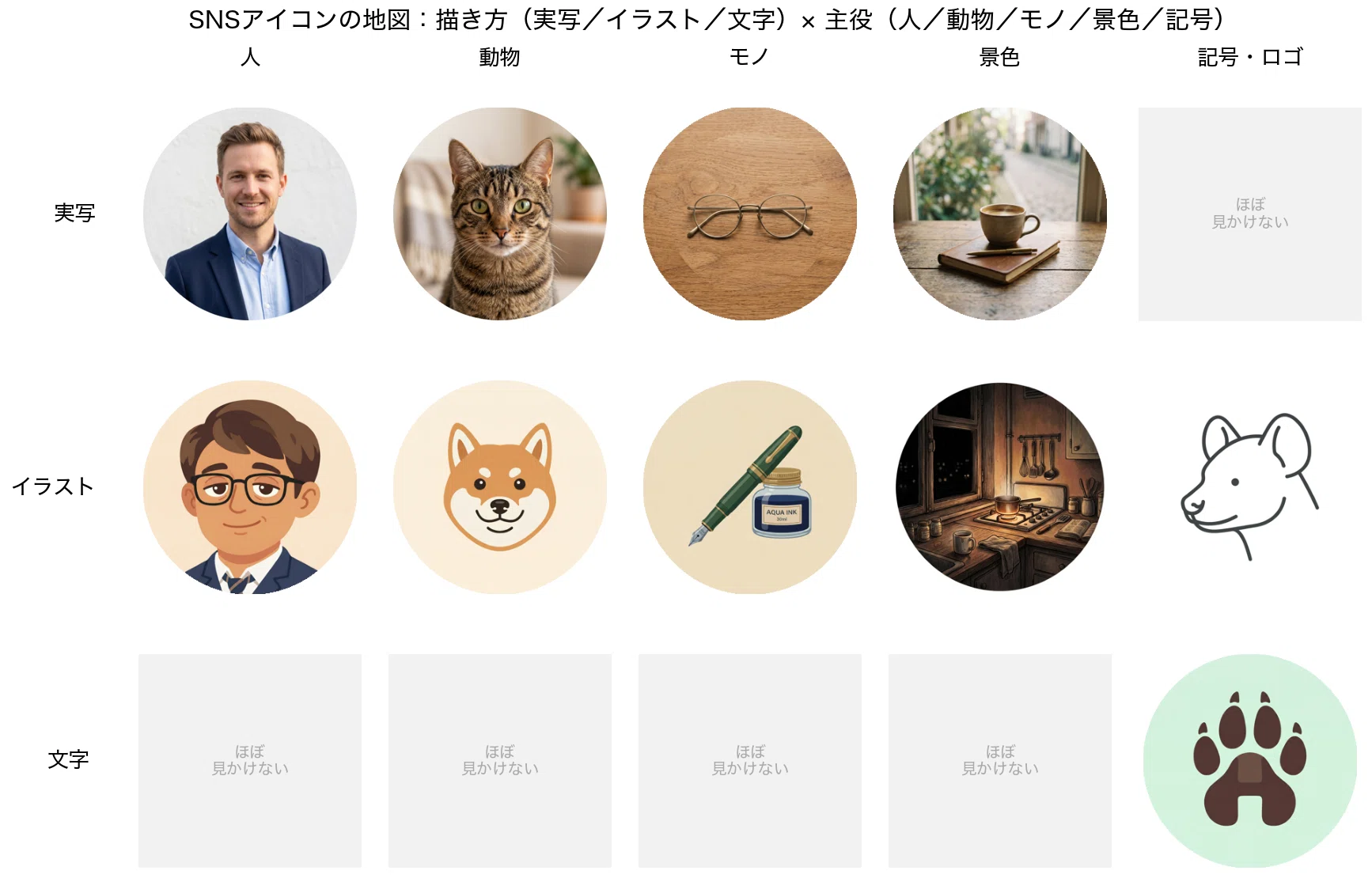 noteのアイコンって何種類あるの？100人ぶん集めて「地図」にしてみた 