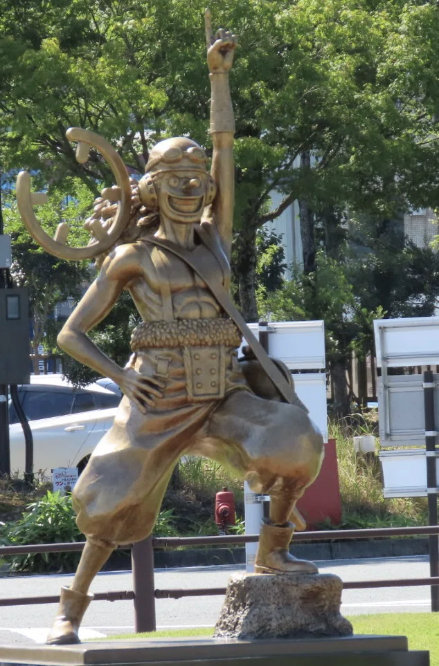 熊本一人旅のおまけ。ONE PIECE「復興支援像」を巡ってきた｜Makida Yuuya