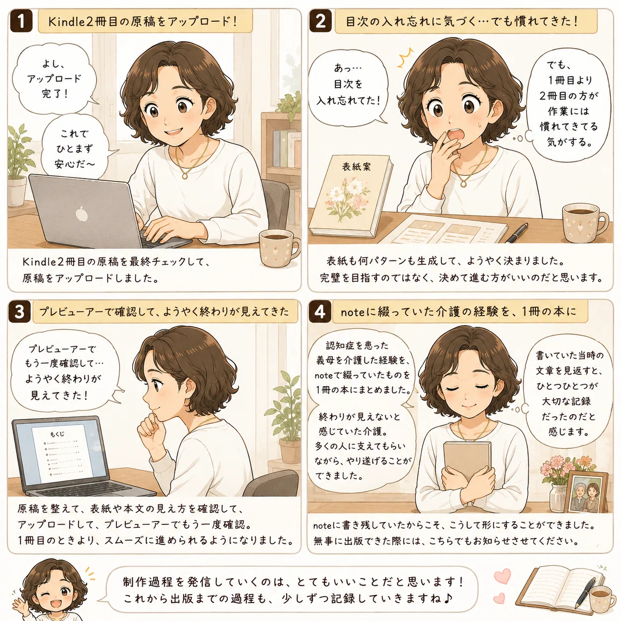 Kindle2冊目、完成が近づいてきました｜夏野あやえ（Ayae）