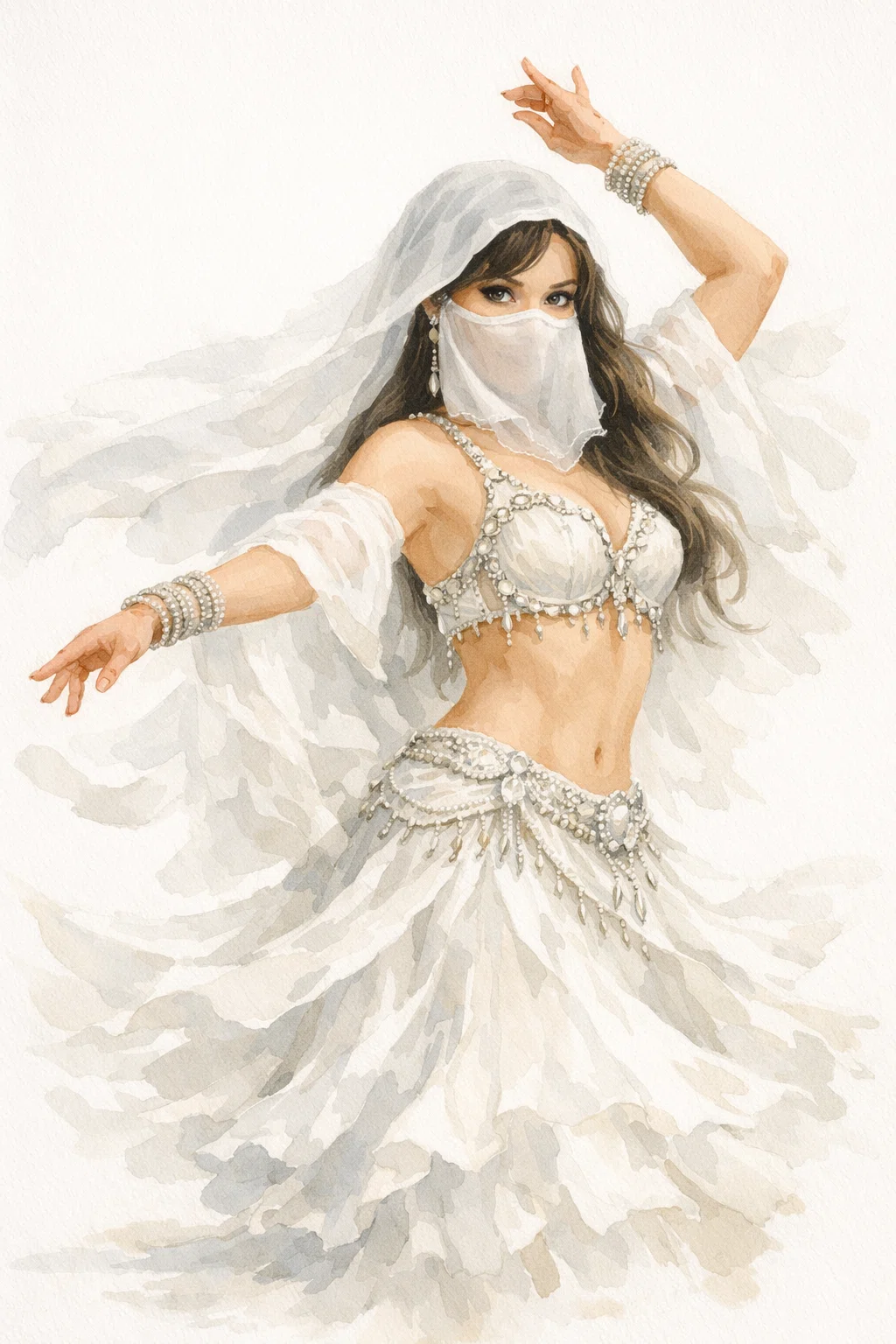 仮想絵画展⑪』水彩で描く舞の美｜KeNsHi