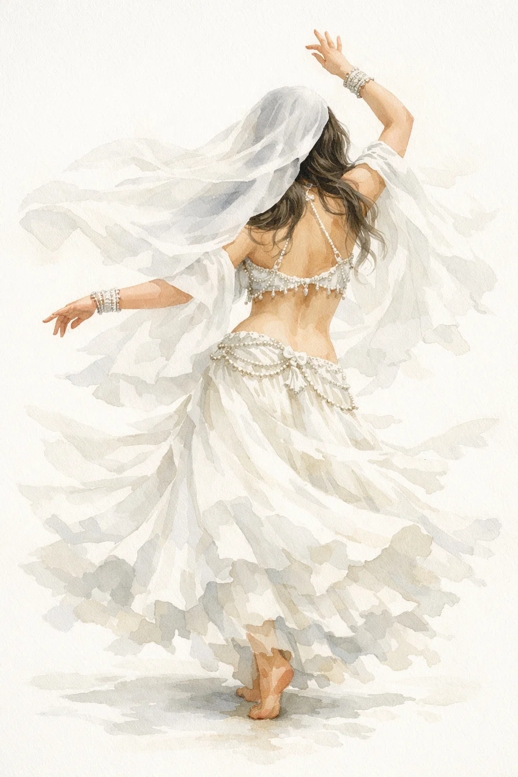 仮想絵画展⑪』水彩で描く舞の美｜KeNsHi