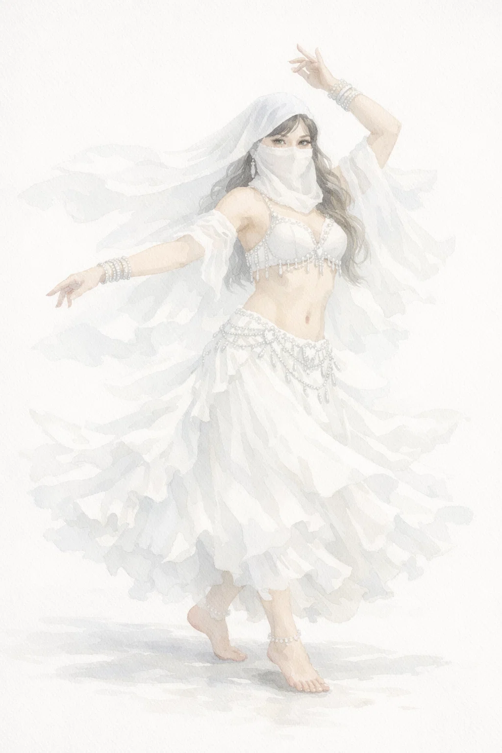 仮想絵画展⑪』水彩で描く舞の美｜KeNsHi