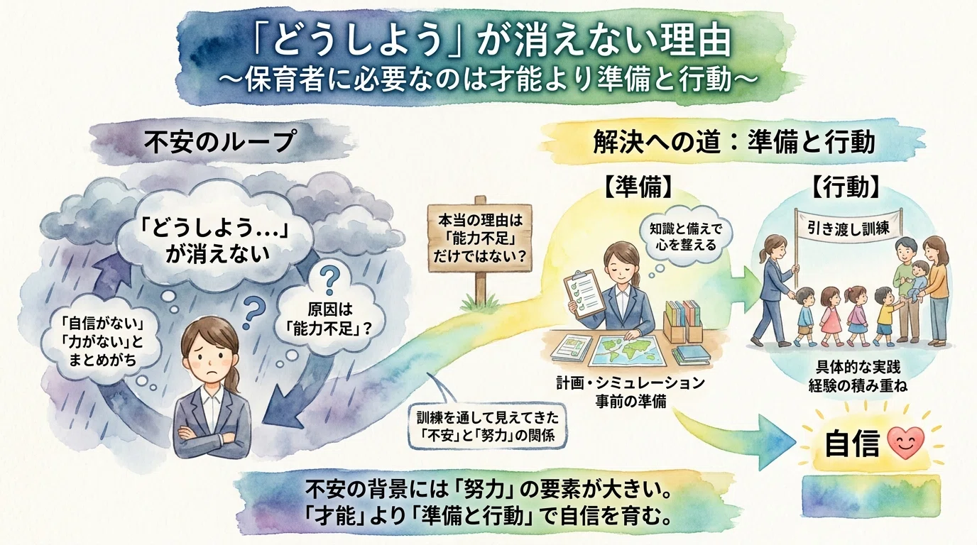 どうしよう」が消えない理由～保育者に必要なのは才能より準備と行動