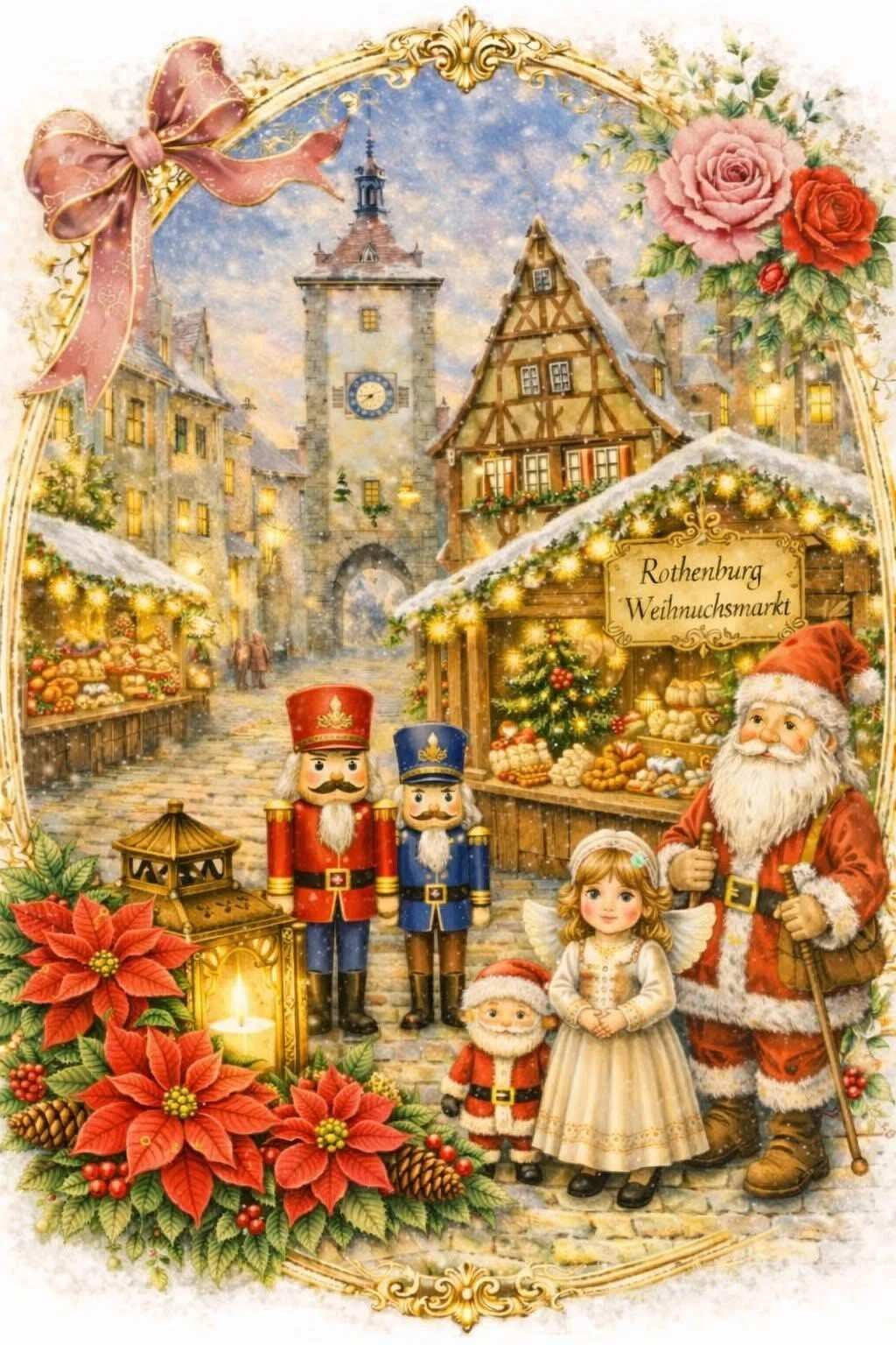 【アメリカで購入】クリスマスの風景画 サイズ81cm✕61cm アメリカで購入】クリスマスの風景画 サイズ81cm✕61cm 【公式通販】