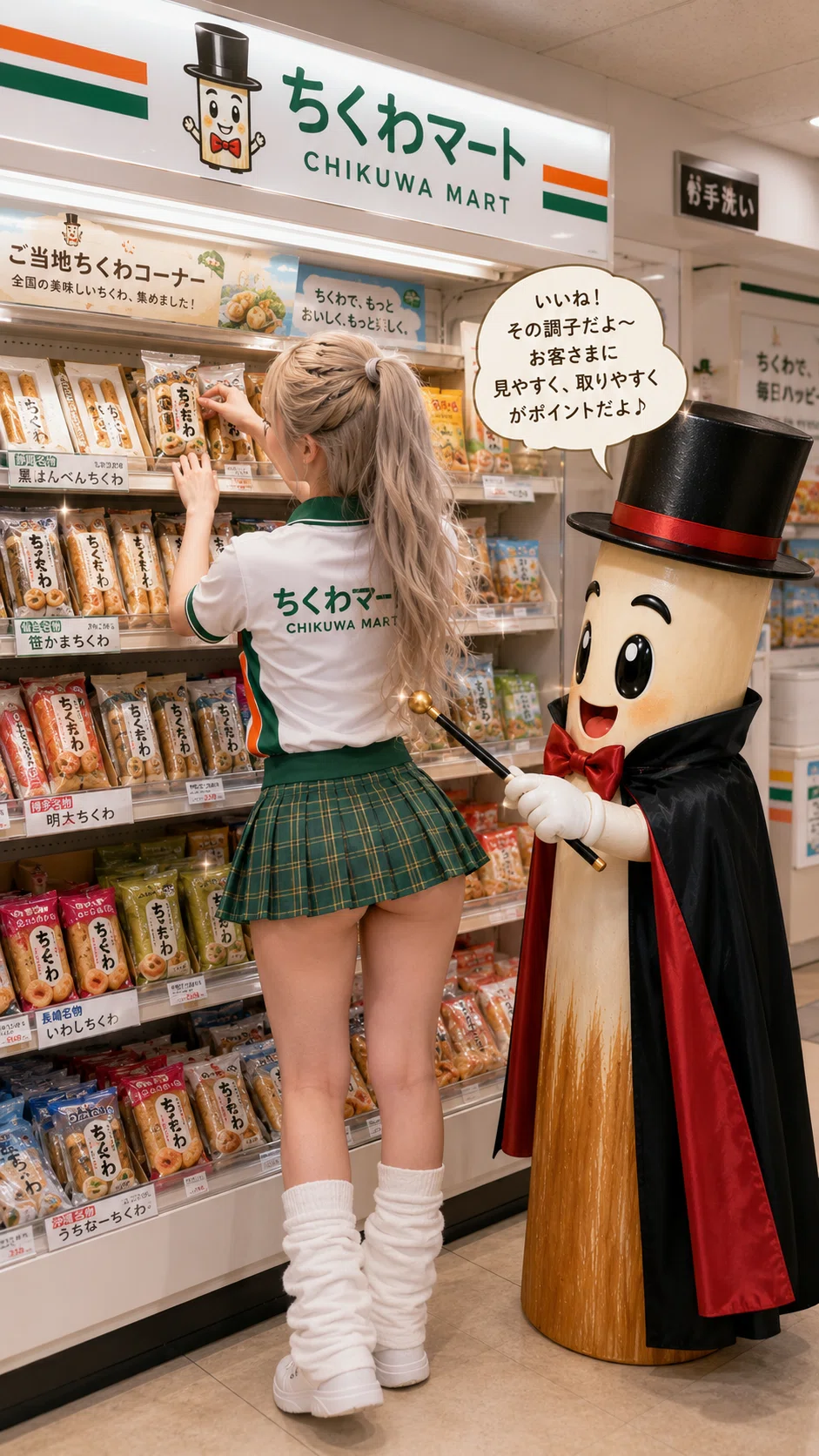 chikuwa★ GPT-Image-2] Chikuwa-zaka Service Area 🈂️ The Chikuwa Magician's