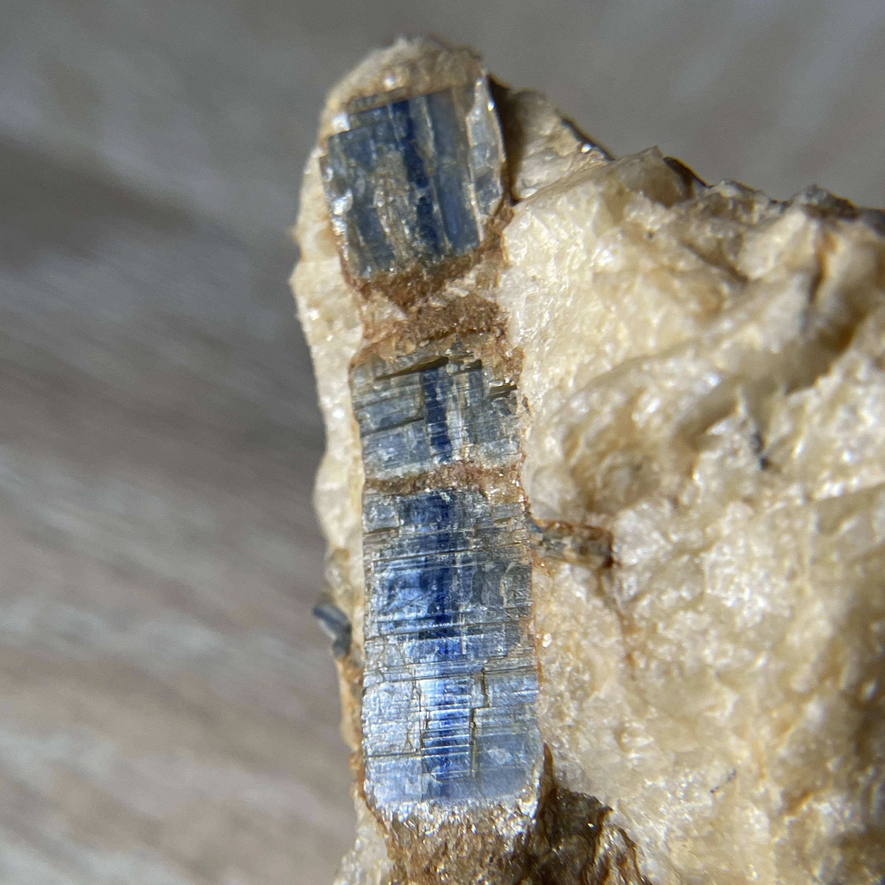イタリア・ムッソ産の藍晶石｜古いラベルからたどるアルプスの鉱物標本