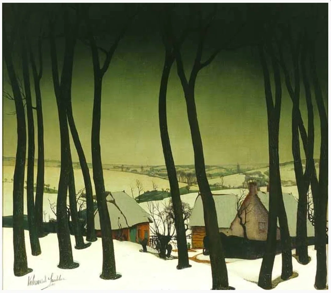 【静寂】絵画　風景画 ヴァレリウス・デ・サーデレール：静寂と神秘の風景画家｜artoday - chiaki